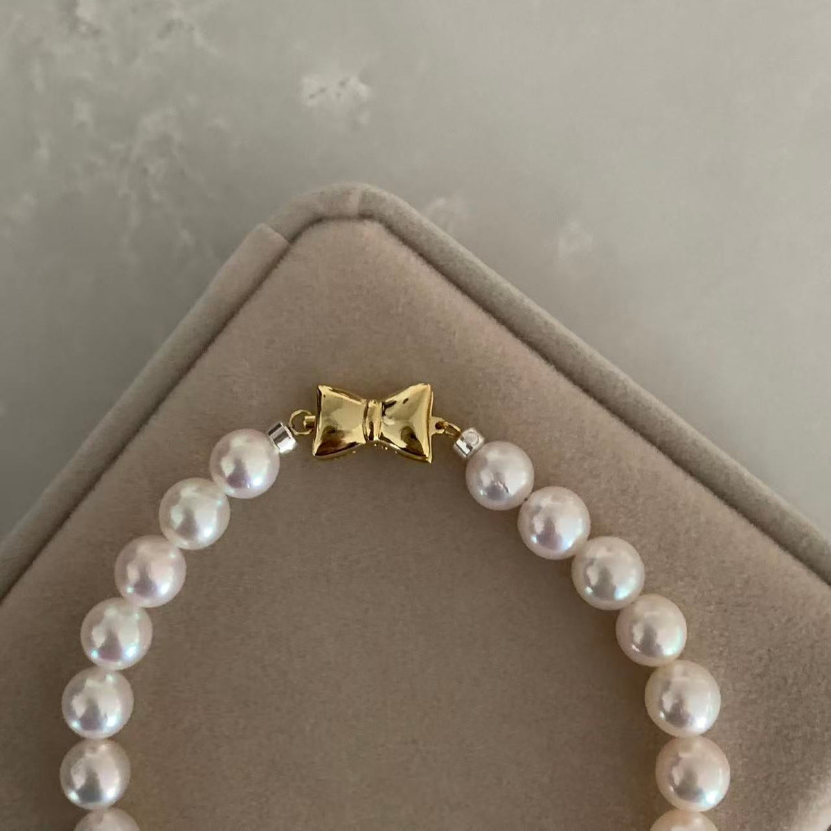 7-7.5mm Akoya Pearl Bow Bracele