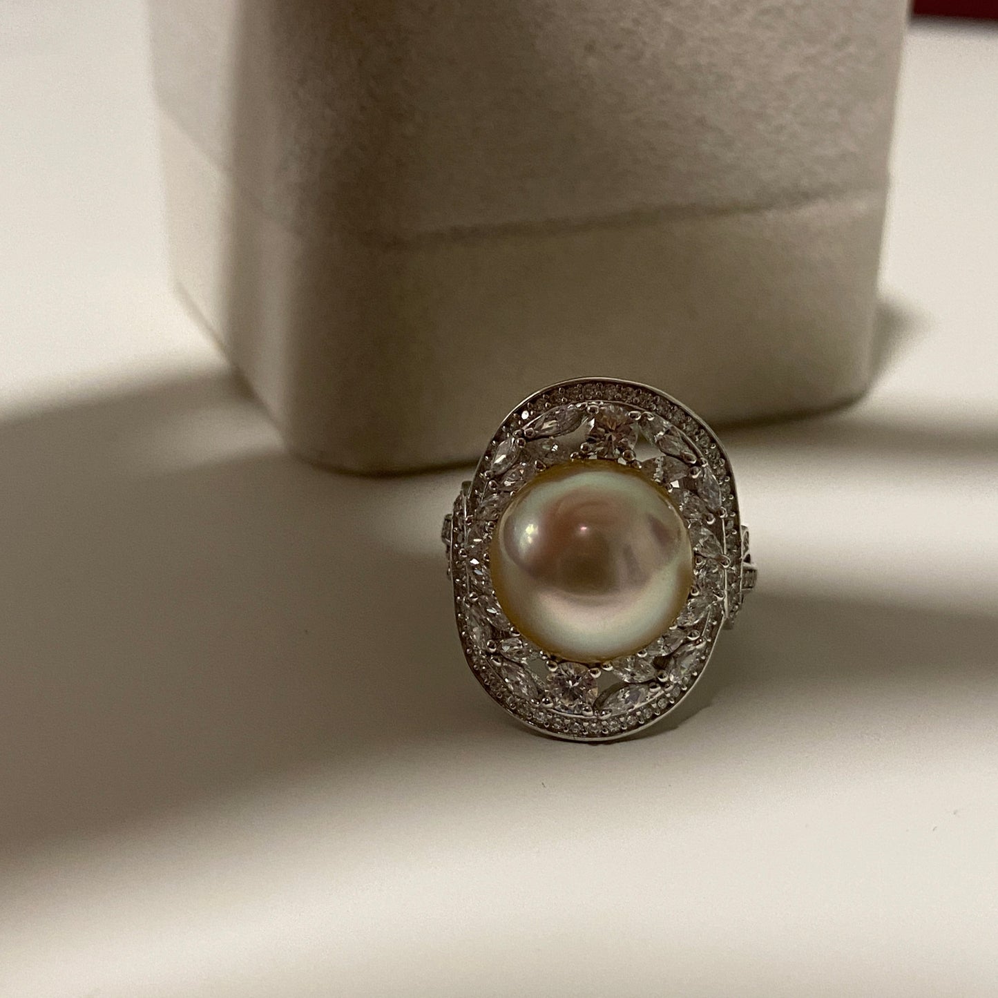 11-12mm Luxury South Sea Golden Pearl Ring SGR1112