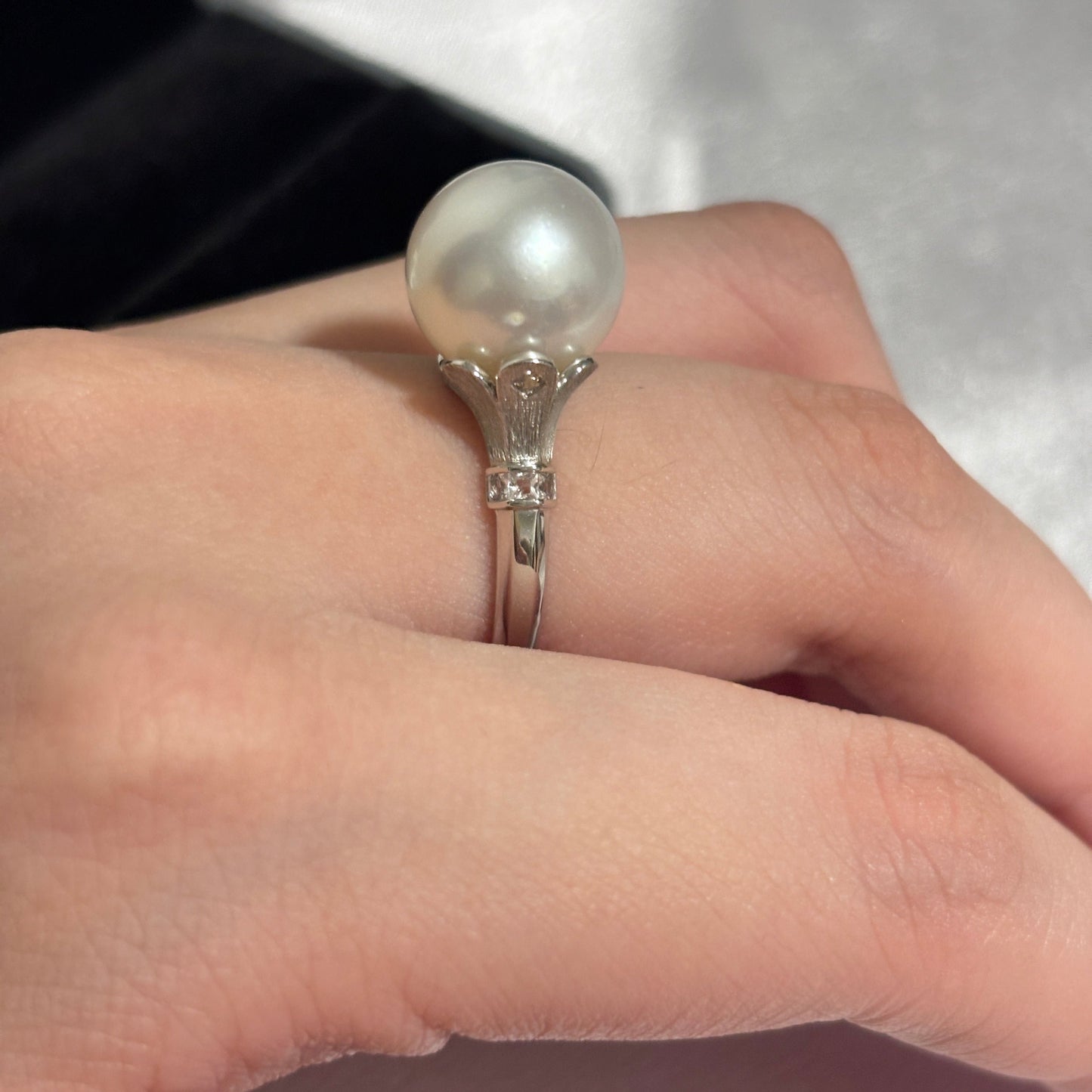Classic Australian South Sea Pearl Ring PESR18K1213