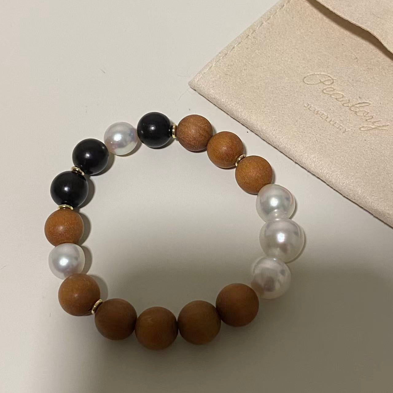 9-11mm Sandalwood Australian South Sea Pearl Bracelet