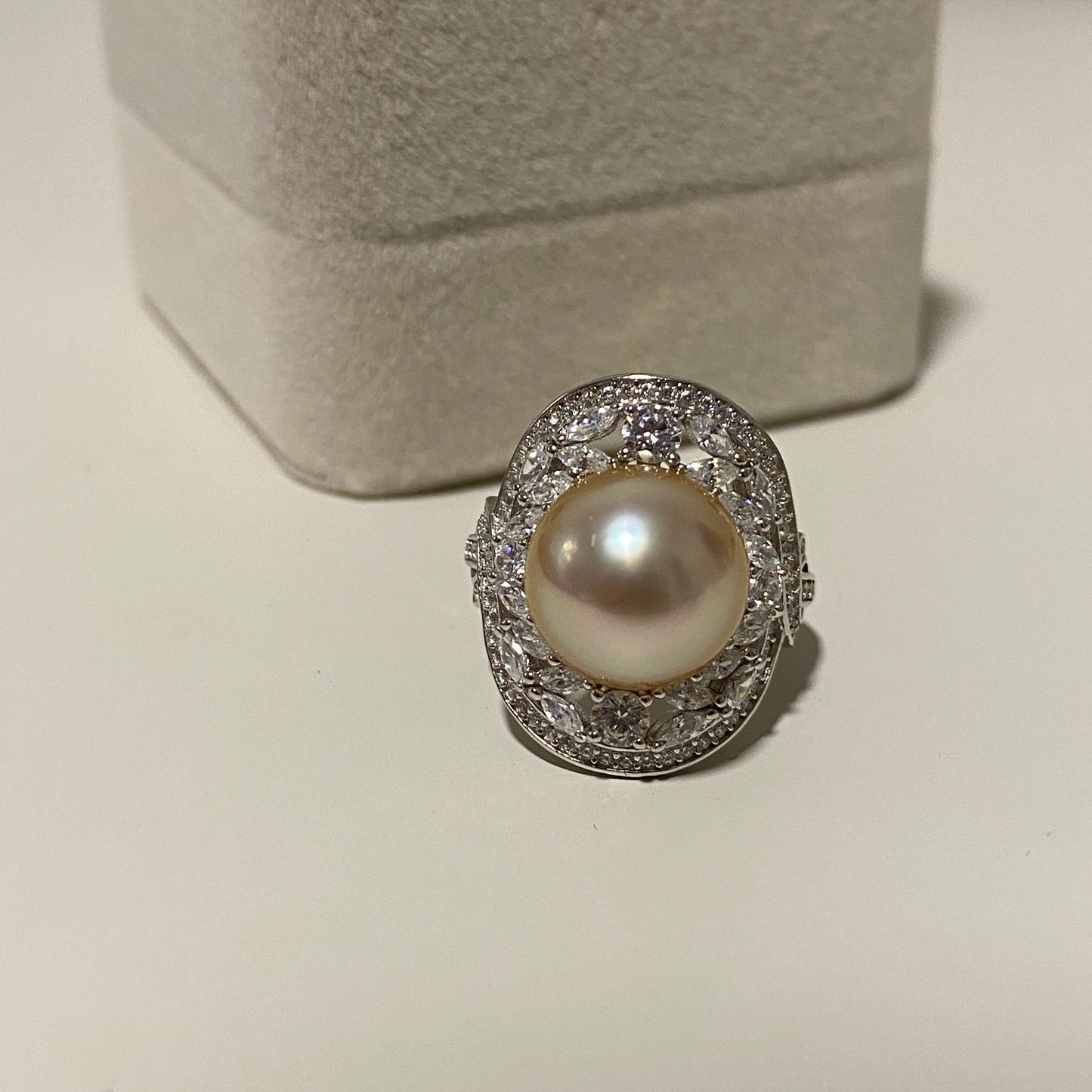 11-12mm Luxury South Sea Golden Pearl Ring SGR1112
