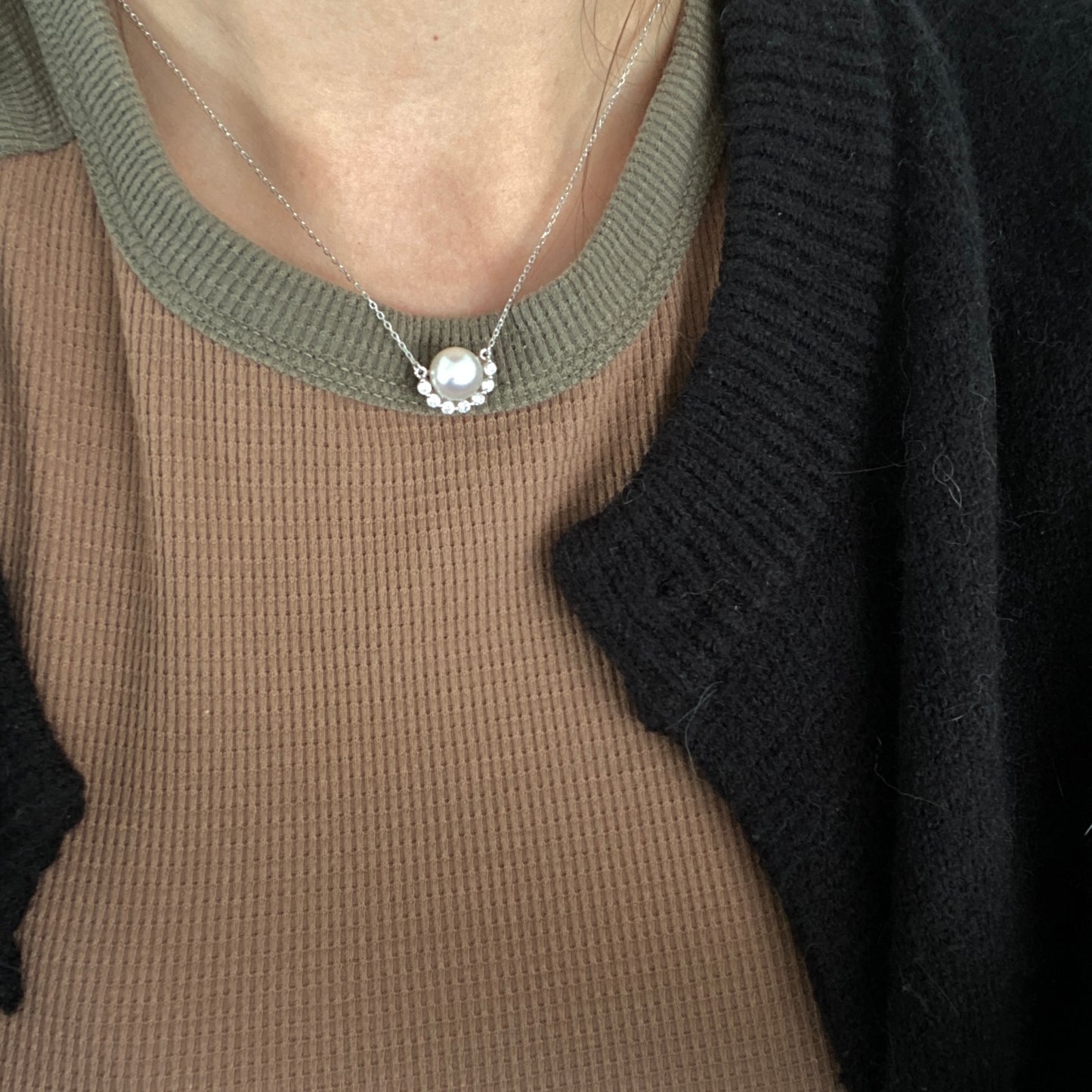 (Pre-order) Smile Style Australian South Sea Pearl Necklance SNS0980