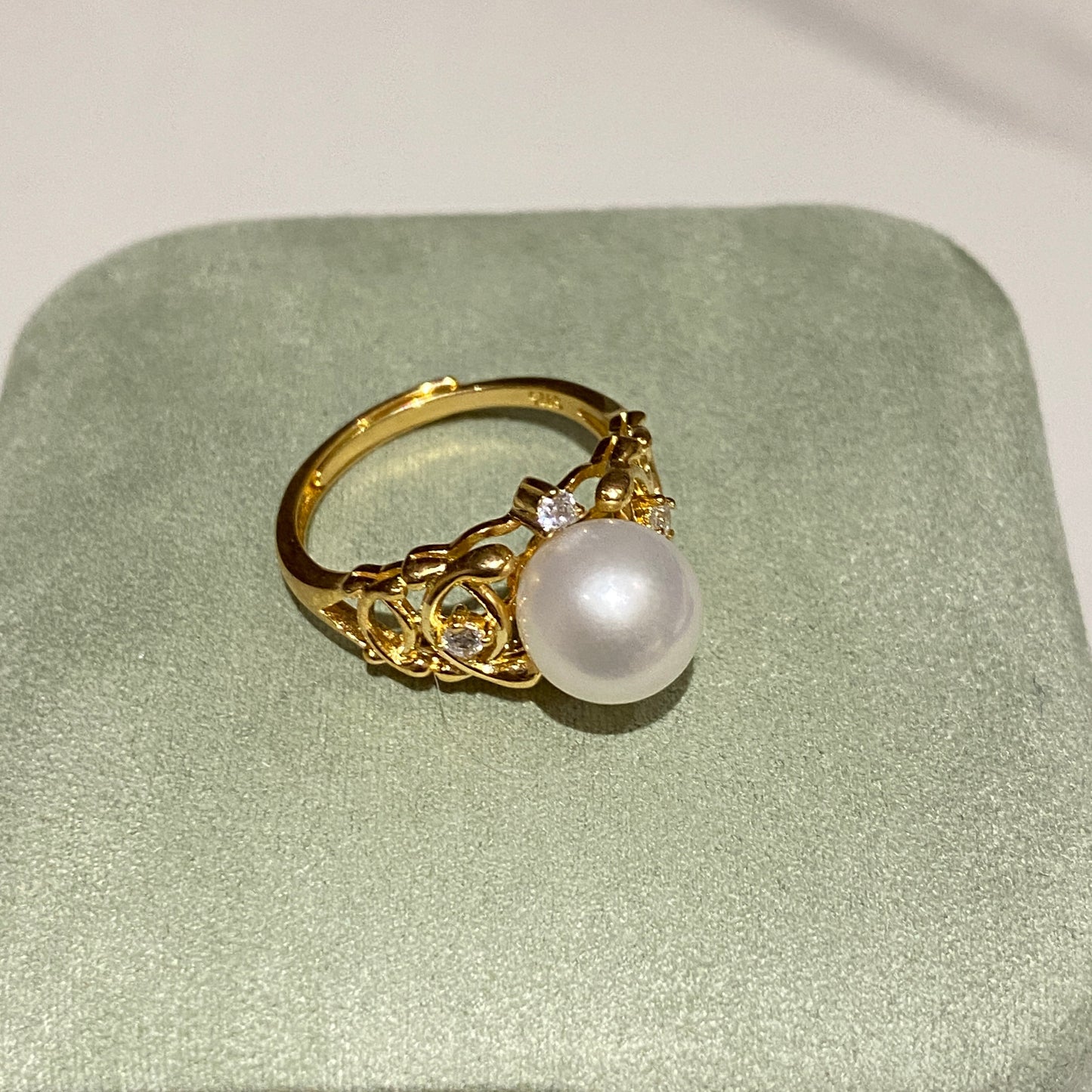 9mm Vintage-Style Freshwater Pearl Ring FRSG0900