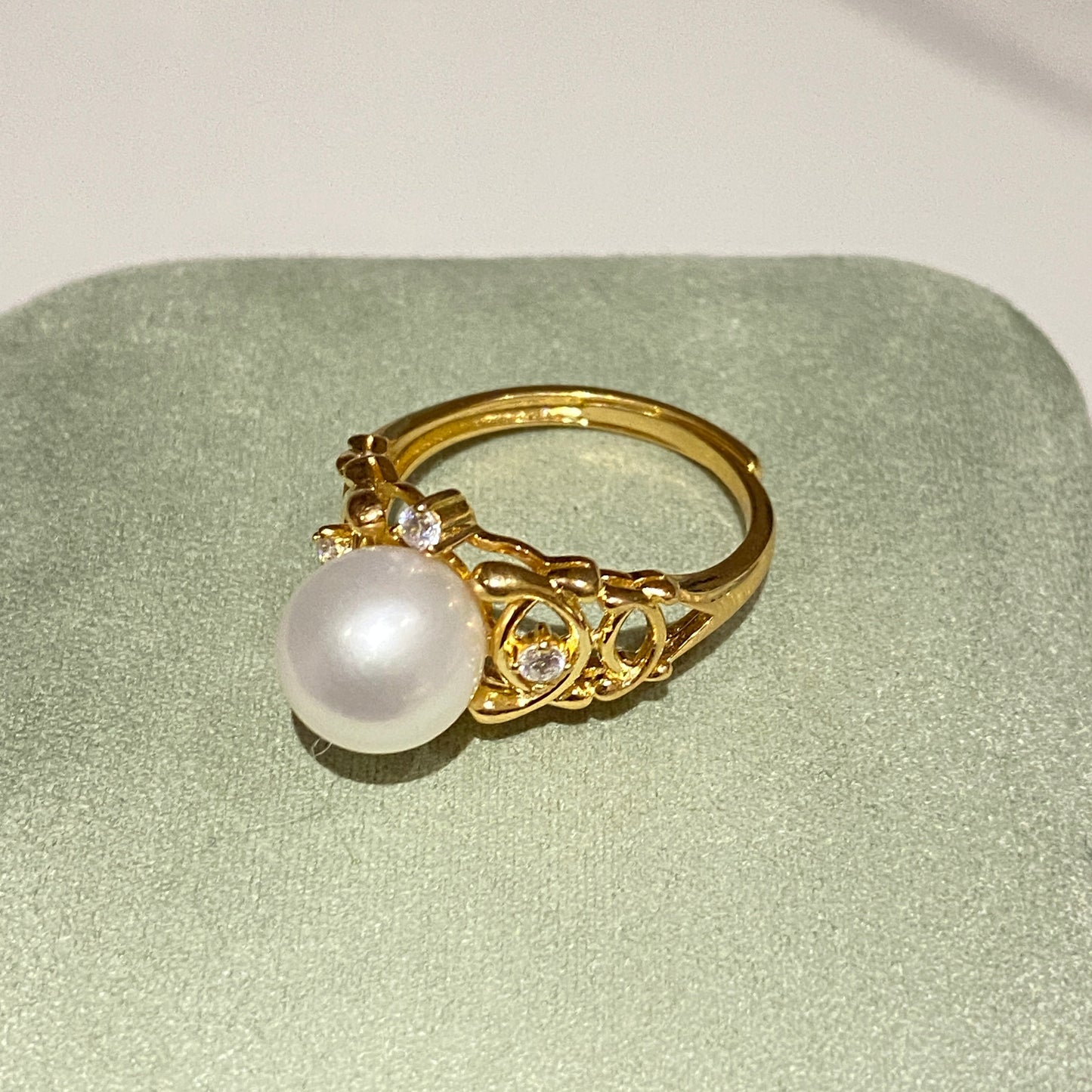 9mm Vintage-Style Freshwater Pearl Ring FRSG0900