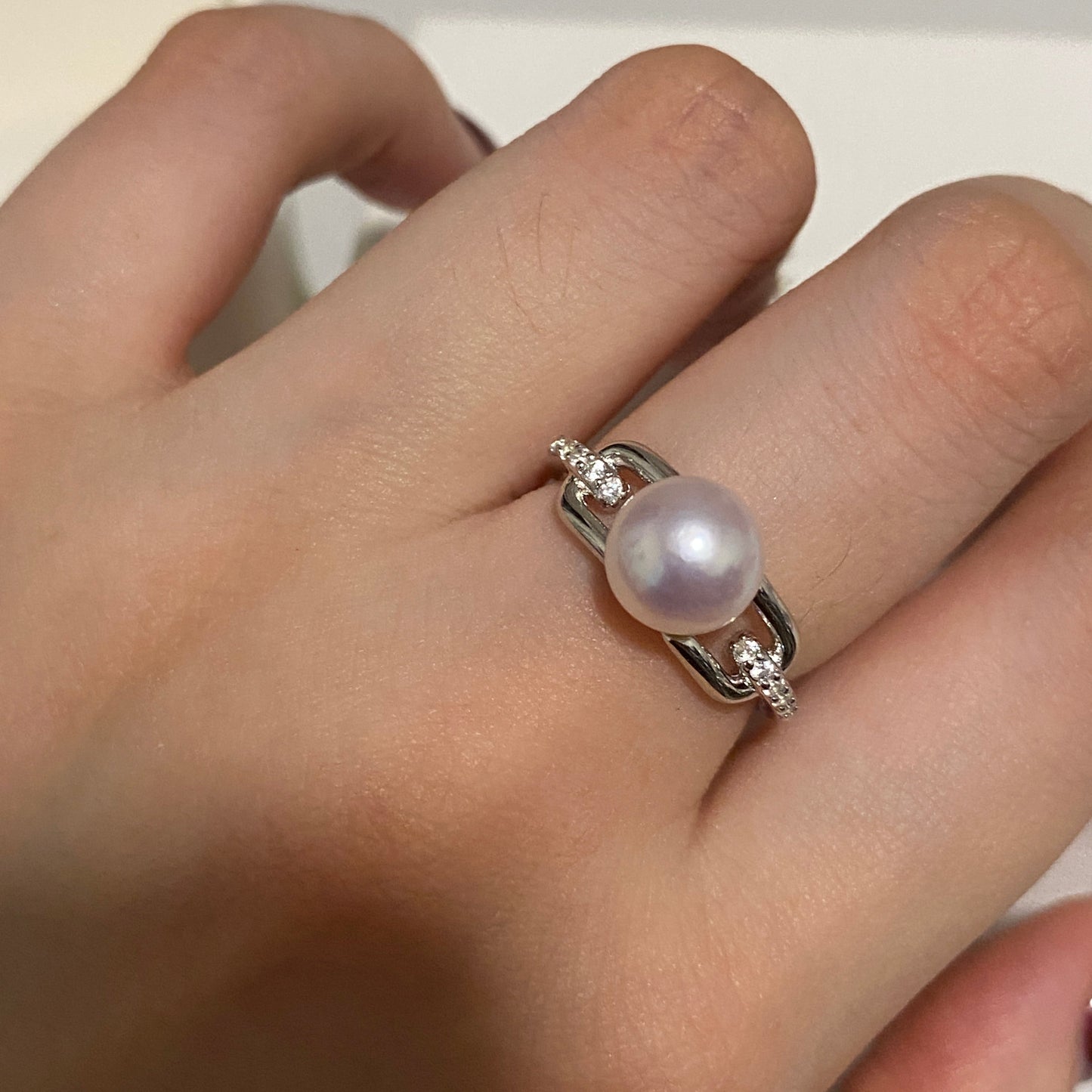 Aurora Akoya Pearl Ring ARS8300