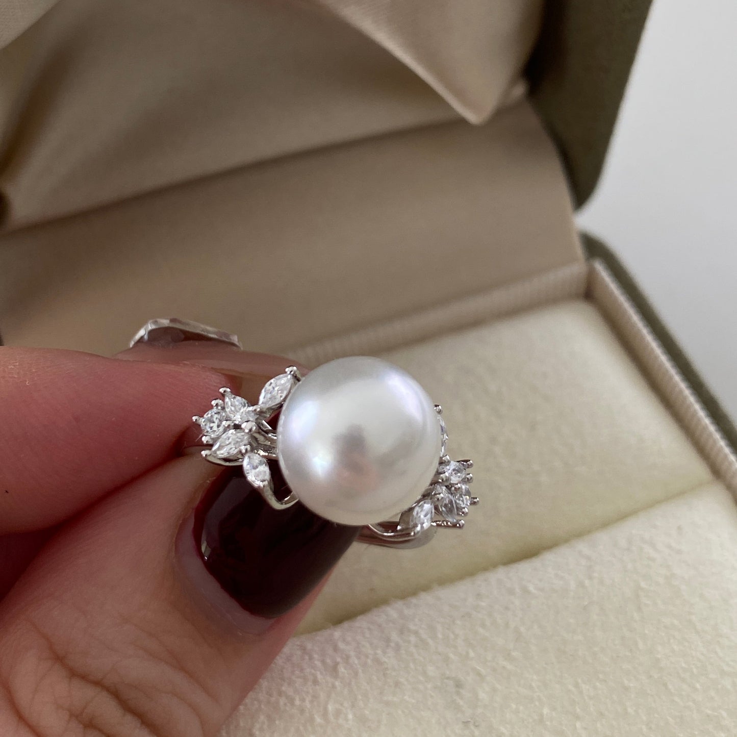 Little Flower Australian South Sea Pearl Ring PESRS10511