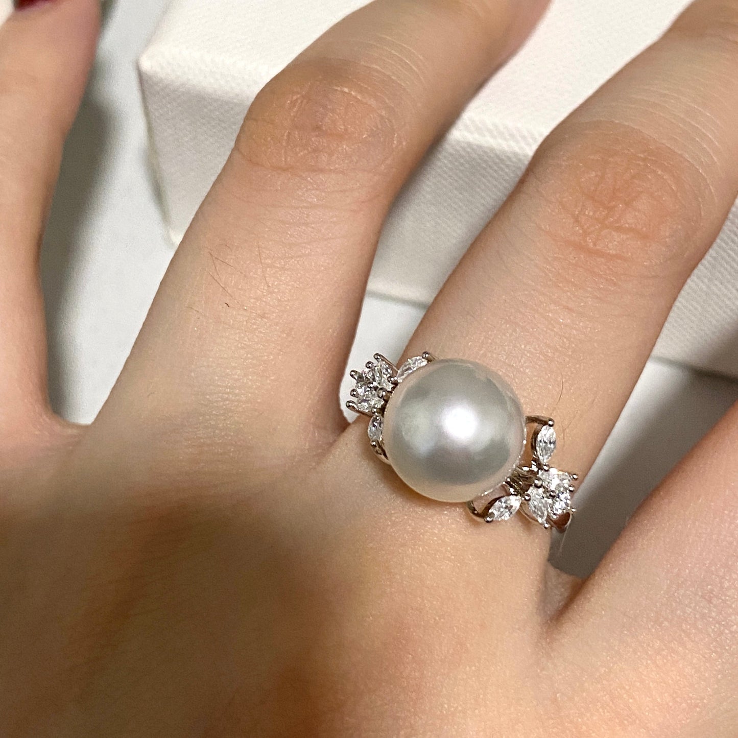 Little Flower Australian South Sea Pearl Ring PESRS10511