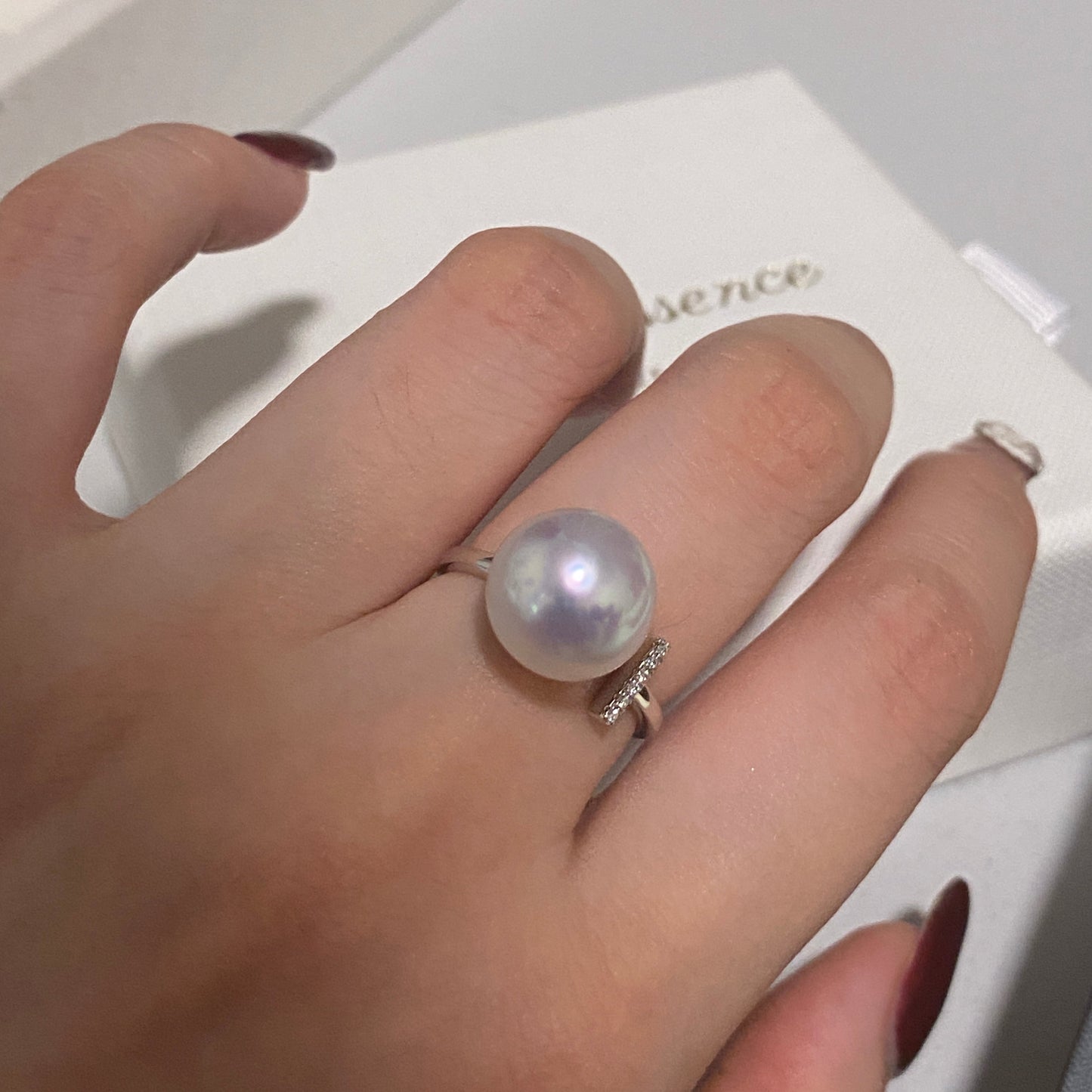 11-12mm T Shape Australian South Sea Pearl Ring PESR18KD1134