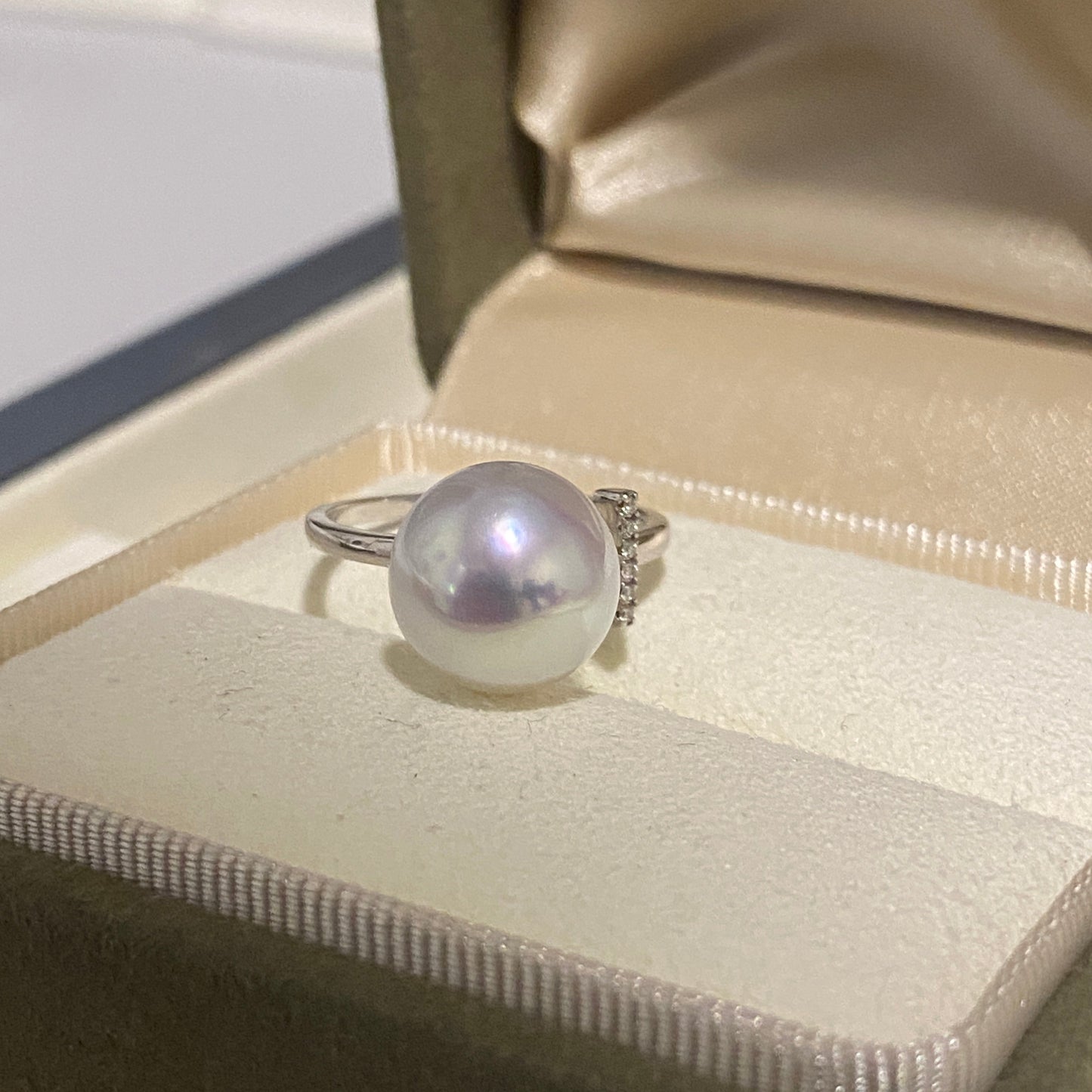 11-12mm T Shape Australian South Sea Pearl Ring PESR18KD1134