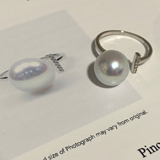 11-12mm T Shape Australian South Sea Pearl Ring PESR18KD1134