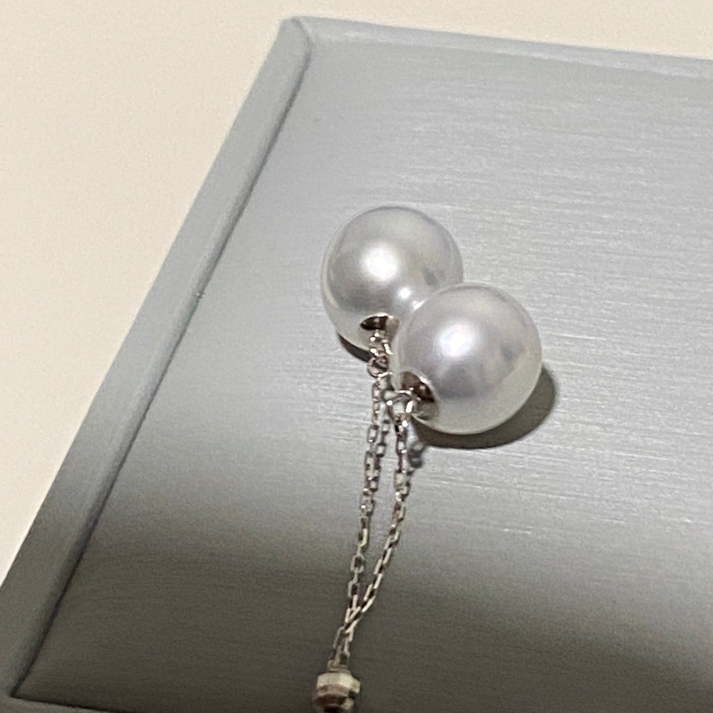 9mm Y Shaped Australian South Sea Pearl Necklace PESN18K9910