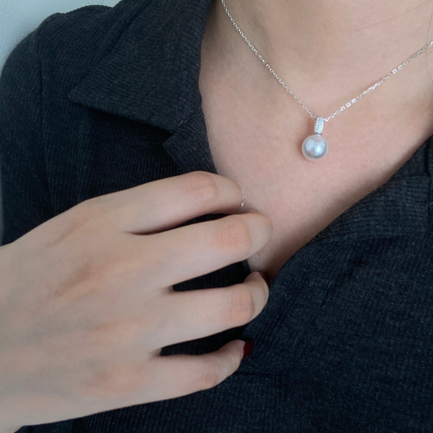 11-12mm Australian South Sea Pearl Necklace PESN18KD11512