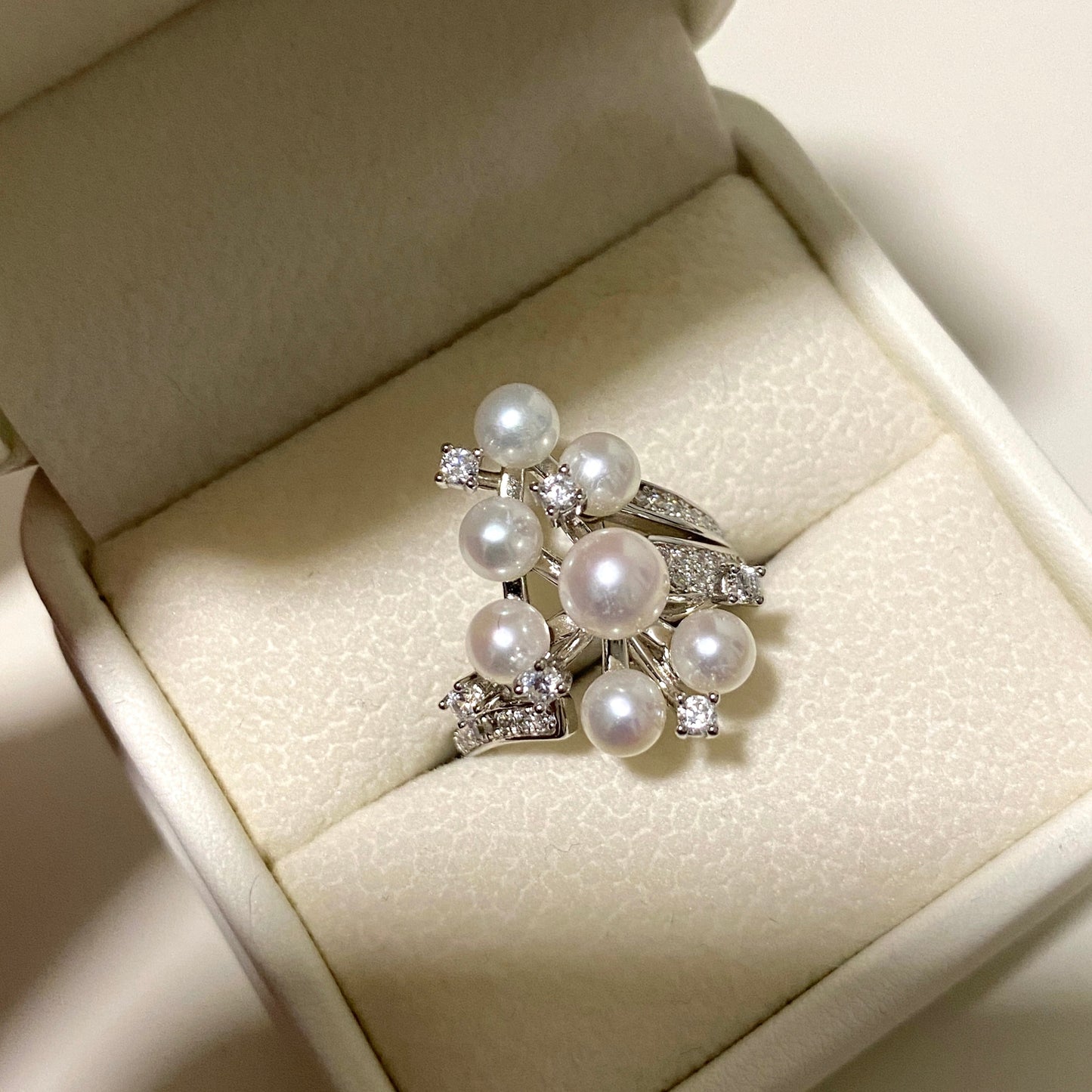 (Pre-order) Baby's Breath Fairy Freshwater Pearl Ring FRSG4560