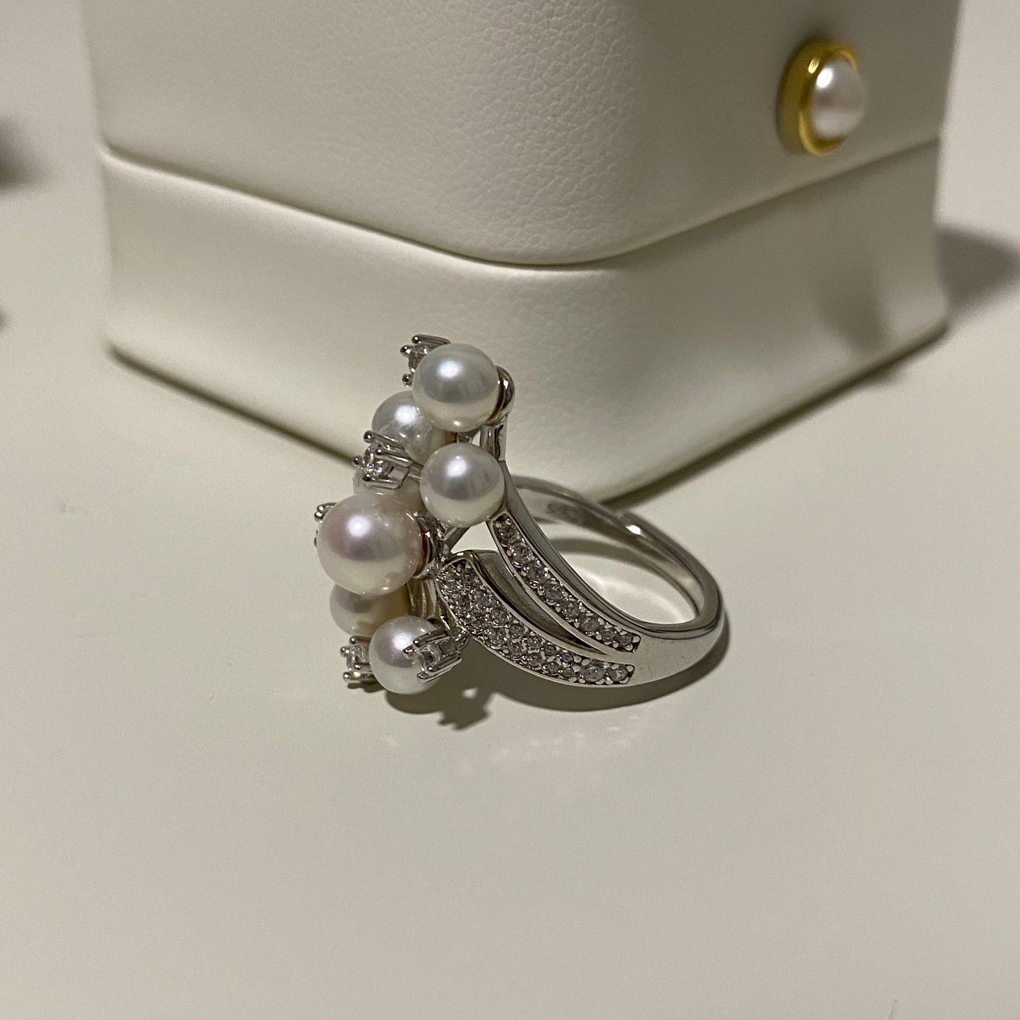 (Pre-order) Baby's Breath Fairy Freshwater Pearl Ring FRSG4560