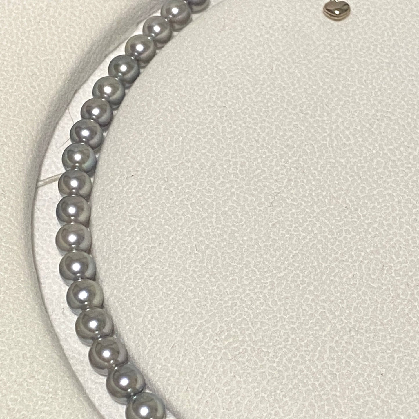 6-6.5mm Akoya Gray Pearl Necklace PEAN18K6650