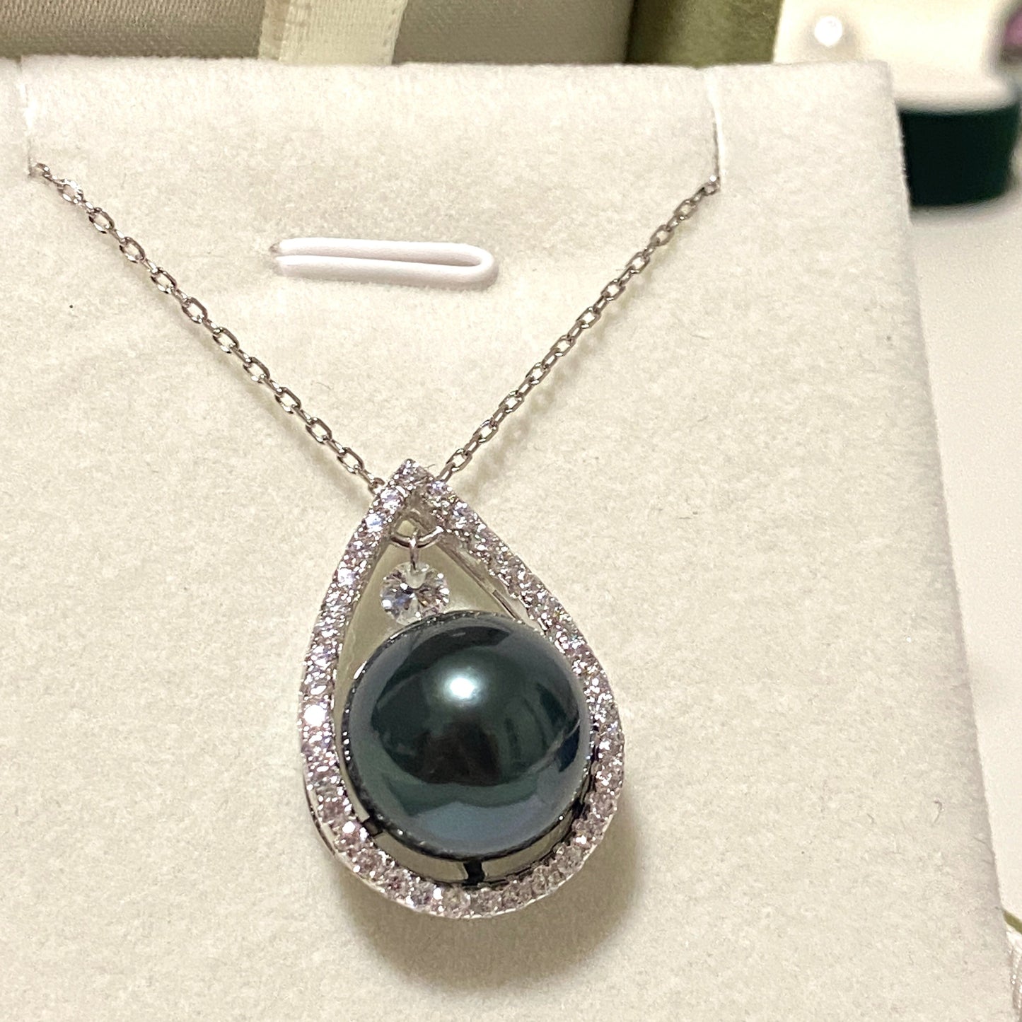 (Pre-order) 12-13mm Tahitian Pearl Drop Necklace TNS1213