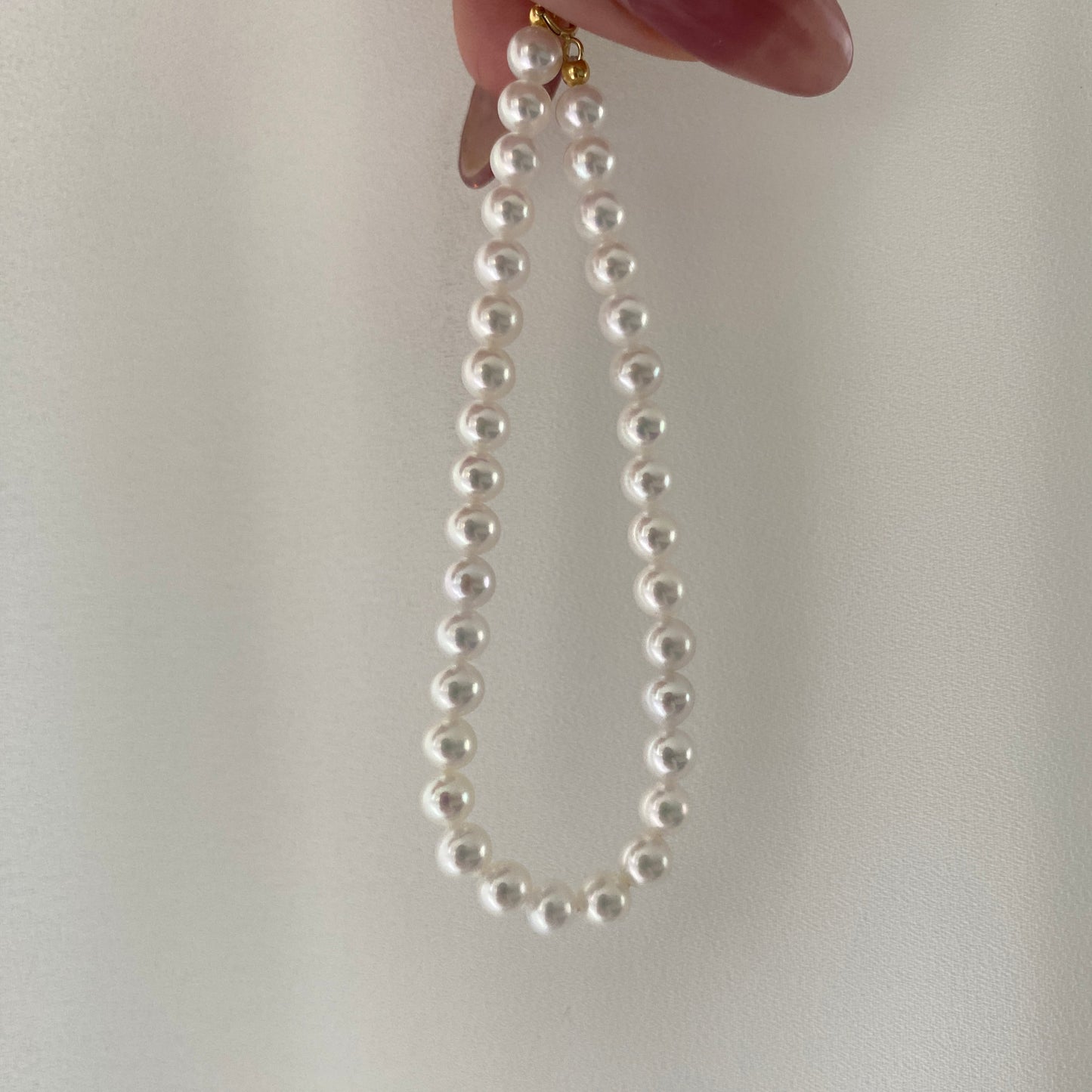 18K Gold Light Bulb Freshwater Pearl Bracelet FB18K4550