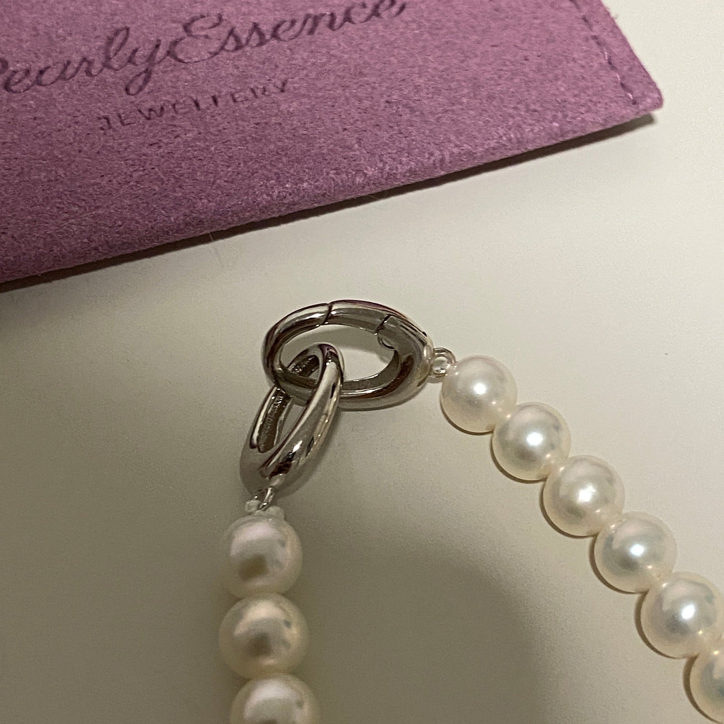 6.5mm Interlocking Circle Freshwater Pearl Bracelet FBS6500