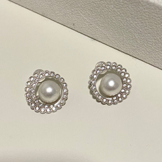 9.3mm Donut Australian South Sea Pearl Earrings SES9300