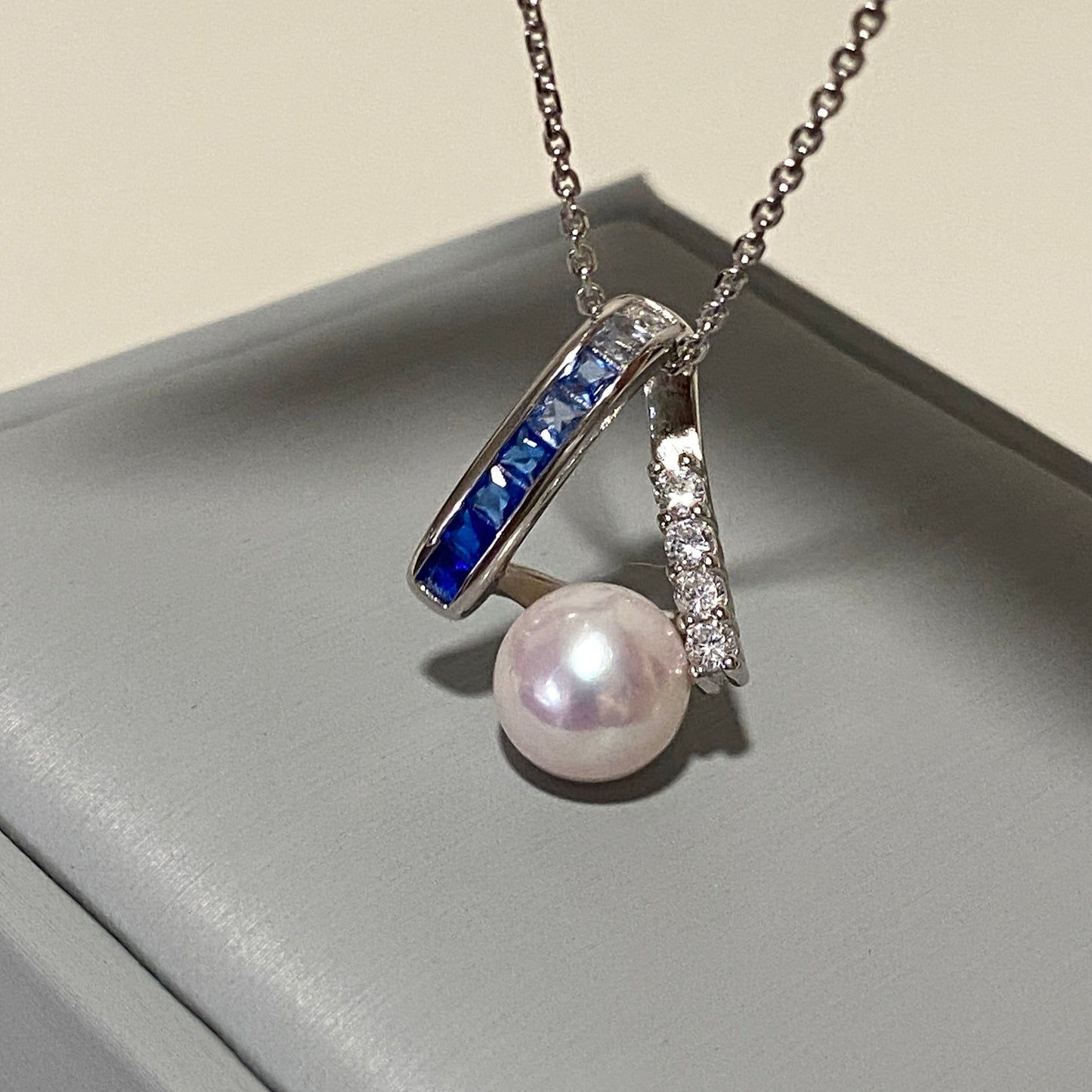 9mm Ocean Freshwater Pearl Necklace FNS0900