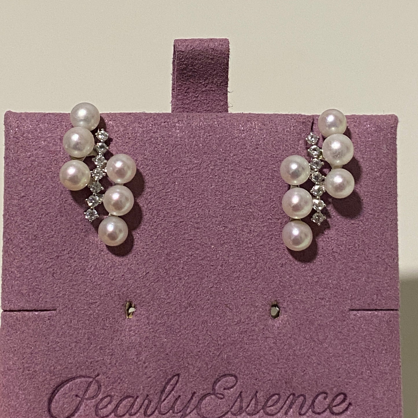 New Percentage Freshwater Pearl Stud Earrings FESZ4550