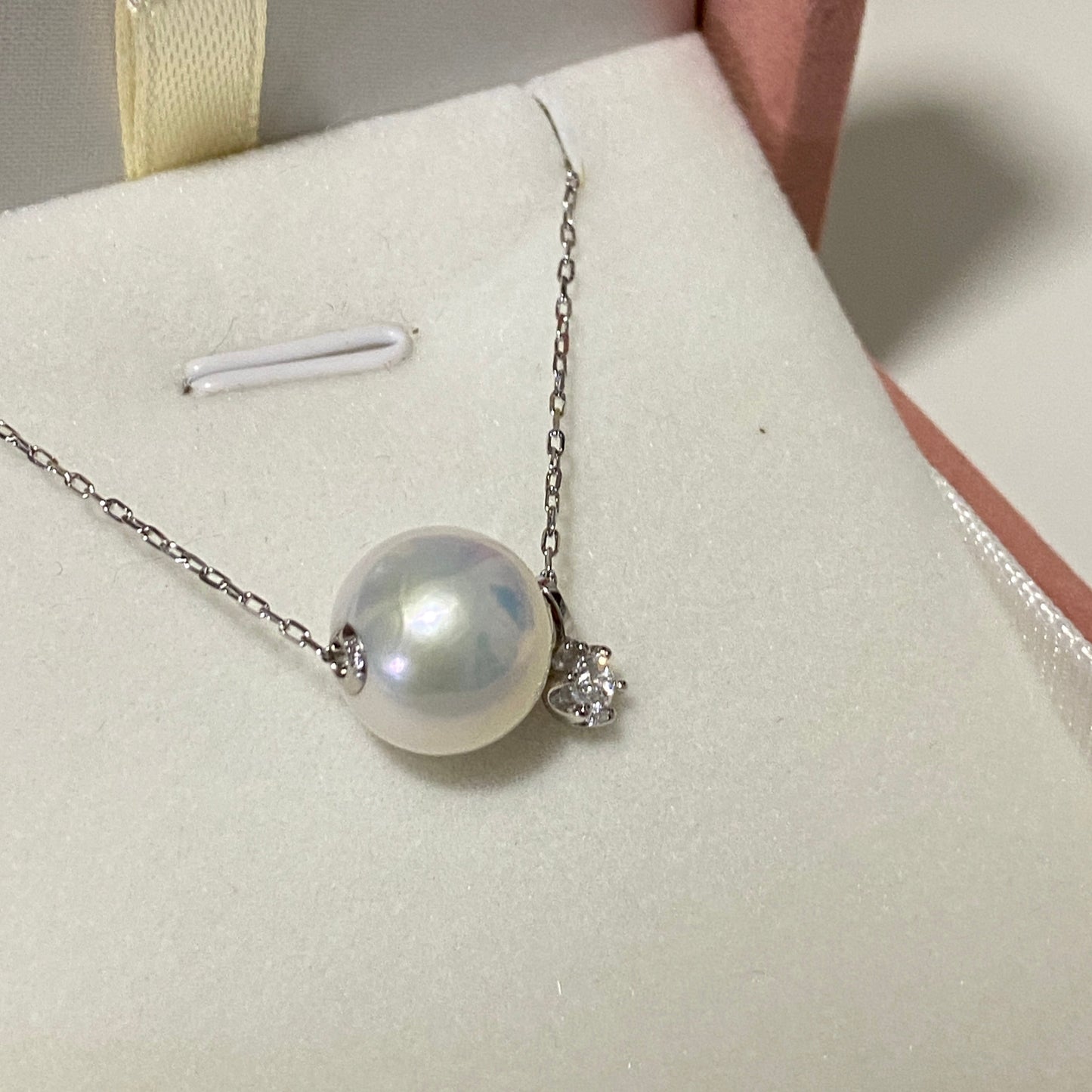 (Pre-order) 11mm Aurora Freshwater Pearl Necklace FN18KS1100