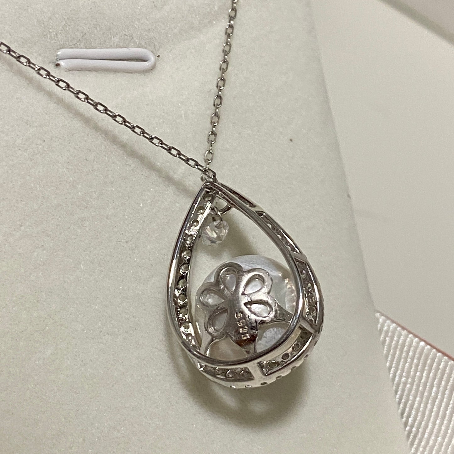 12-13mm Teardrop Shape Freshwater Pearl Necklace FNS1213