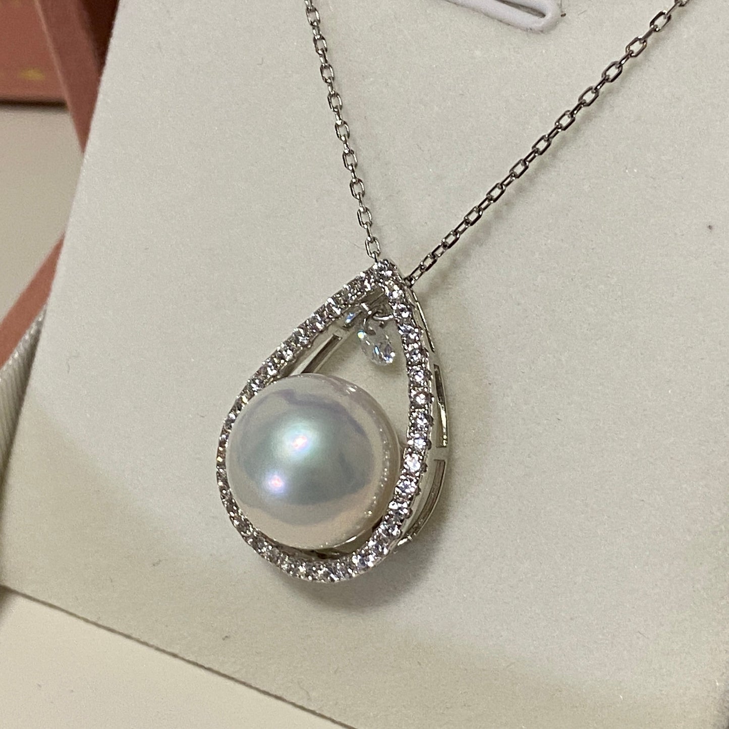 12-13mm Teardrop Shape Freshwater Pearl Necklace FNS1213