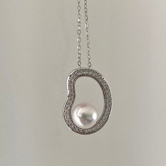 (Pre-order) 8mm Lucky Beans Akoya Pearl Necklace ANS0881