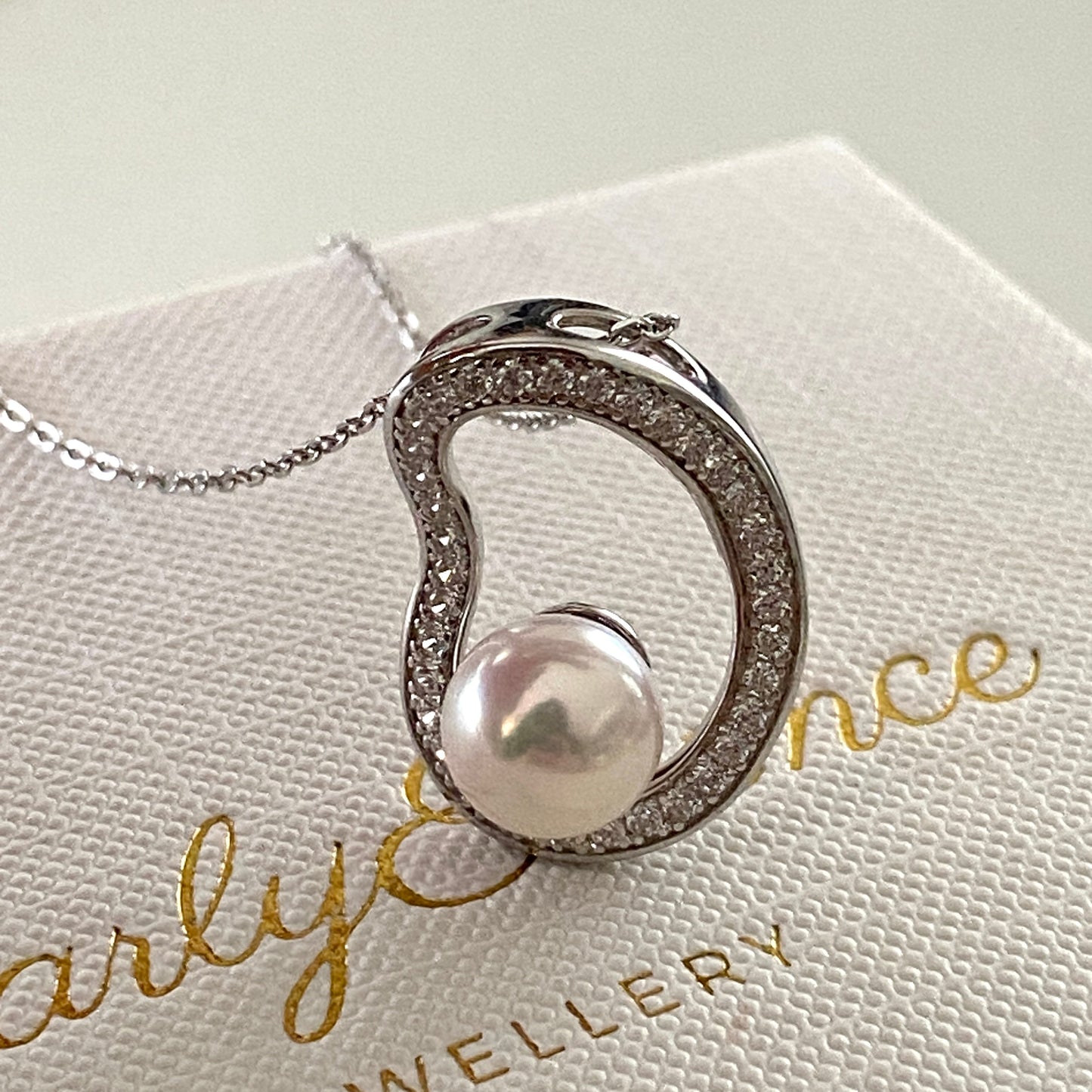 (Pre-order) 8mm Lucky Beans Akoya Pearl Necklace ANS0881