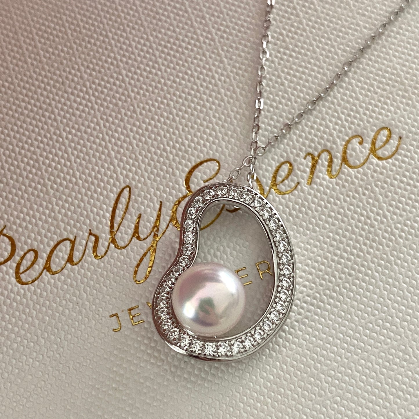(Pre-order) 8mm Lucky Beans Akoya Pearl Necklace ANS0881