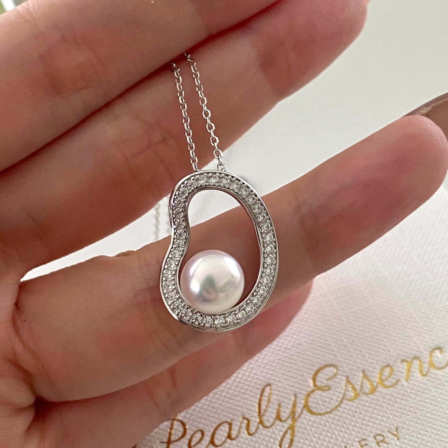 (Pre-order) 8mm Lucky Beans Akoya Pearl Necklace ANS0881