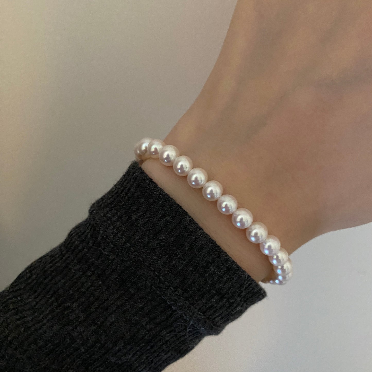 (Pre-order) 18K Gold Aurora Freshwater Pearl Bracelets FB18K5560