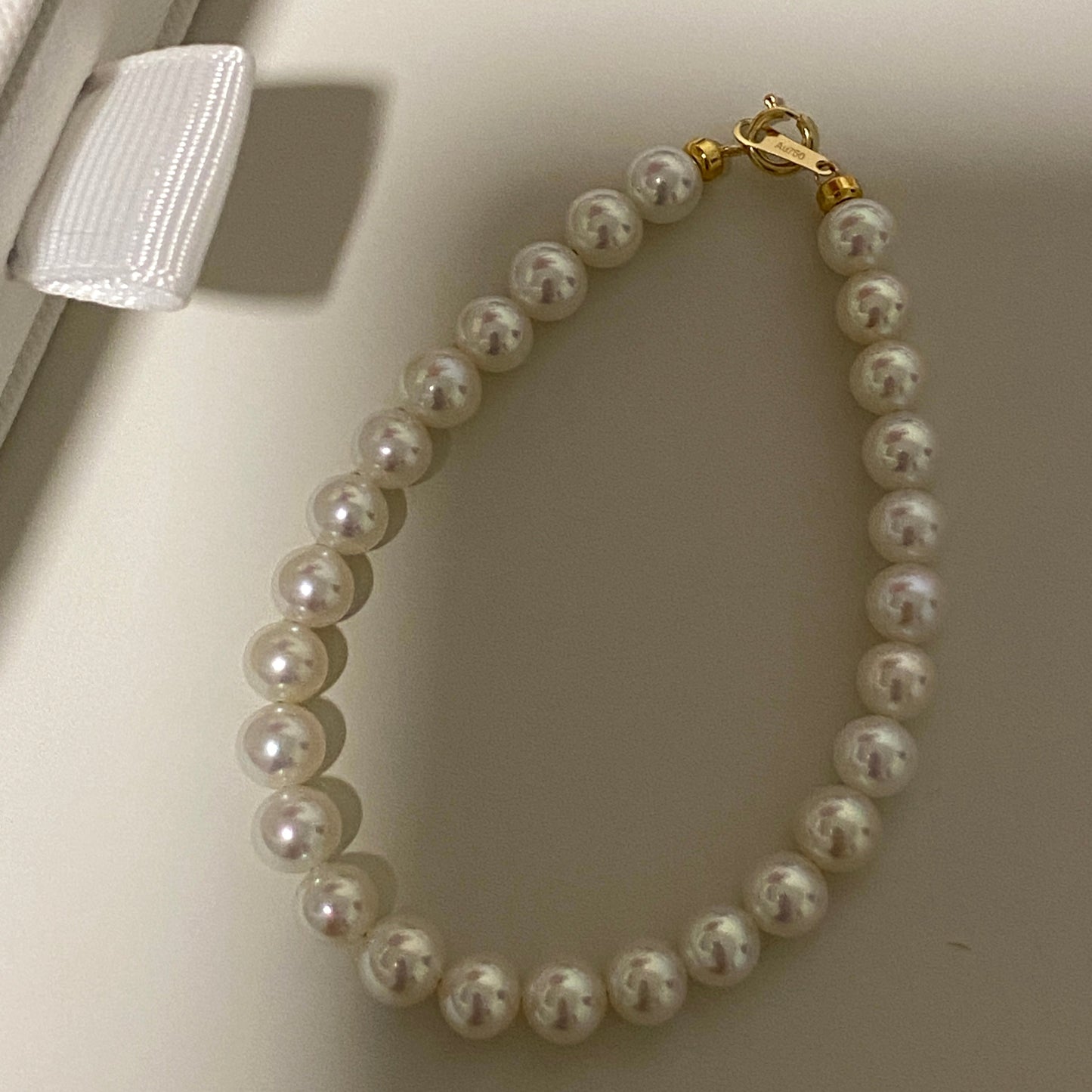 (Pre-order) 18K Gold Aurora Freshwater Pearl Bracelets FB18K5560