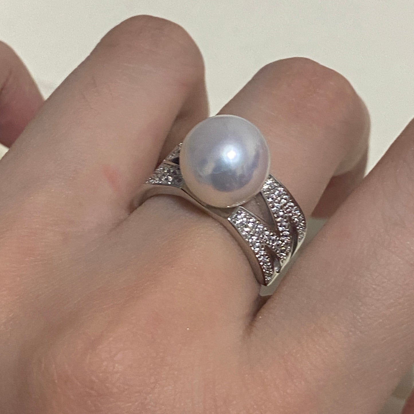 M Shape Aurora Freshwater Pearl Sets FPPS003