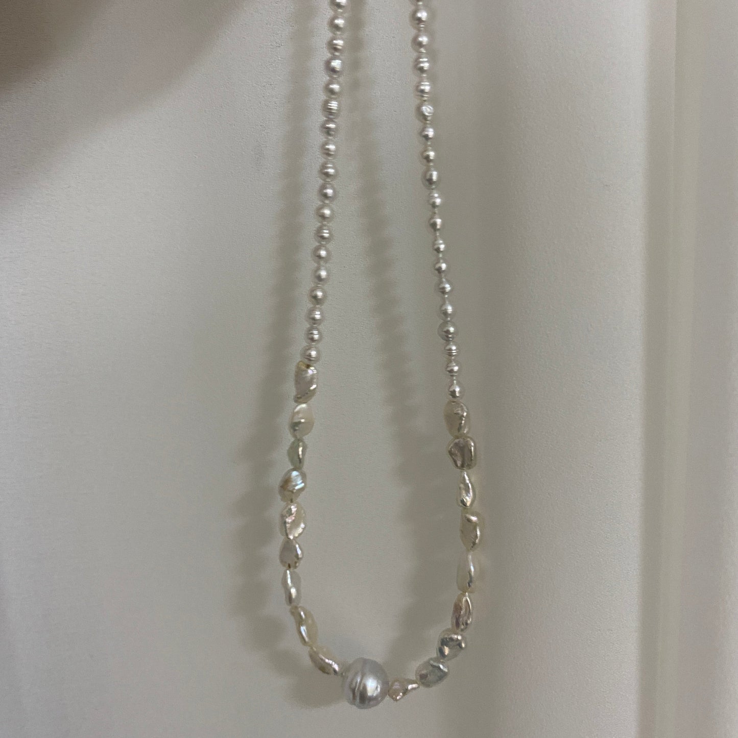 Circle Australian South Sea & Freshwater Pearl Design Necklace SFNS0411