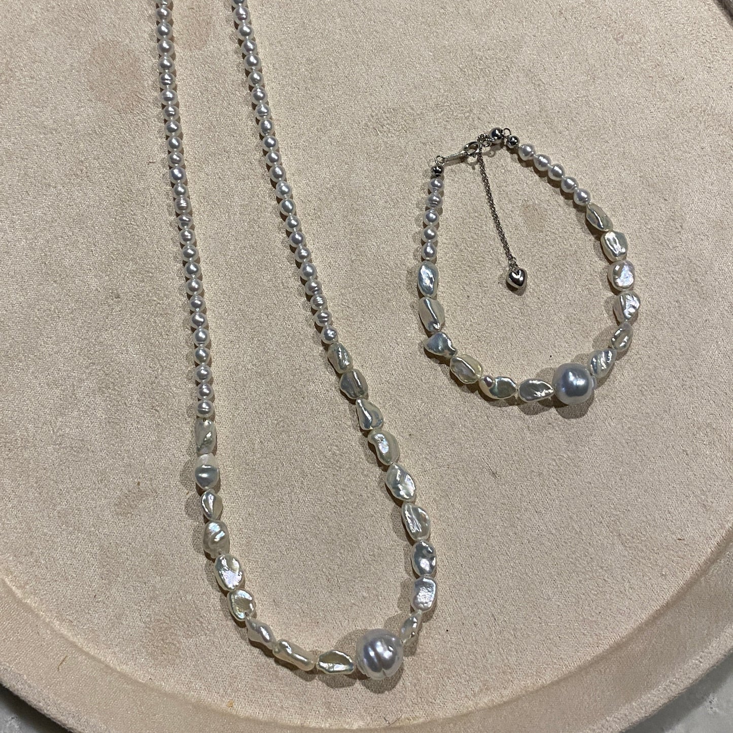 Circle Australian South Sea & Freshwater Pearl Design Necklace SFNS0411