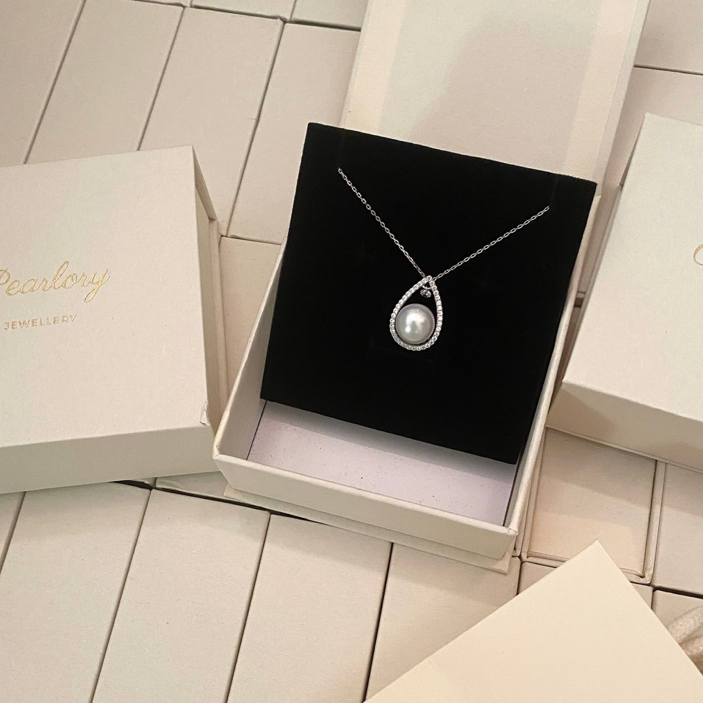 12-13mm Teardrop Shape Freshwater Pearl Necklace FNS1213