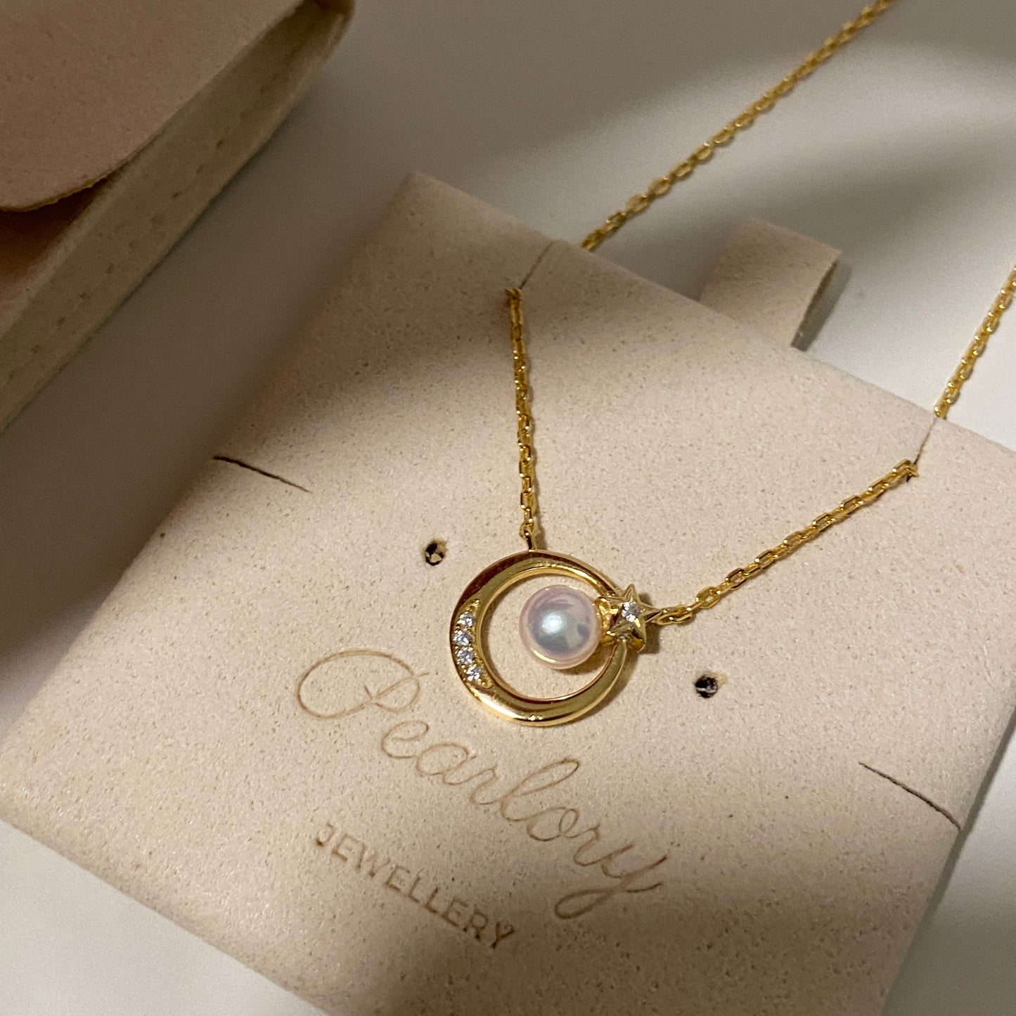 6mm Star Moon Akoya Pearl Necklace ANSG0600