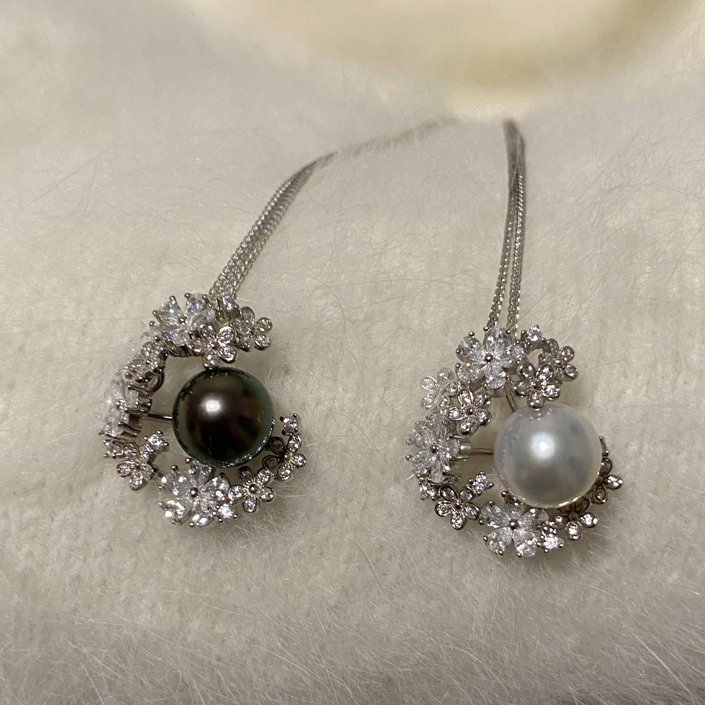 9-10mm Star Garland Tahitian Pearl Necklace TNS9700