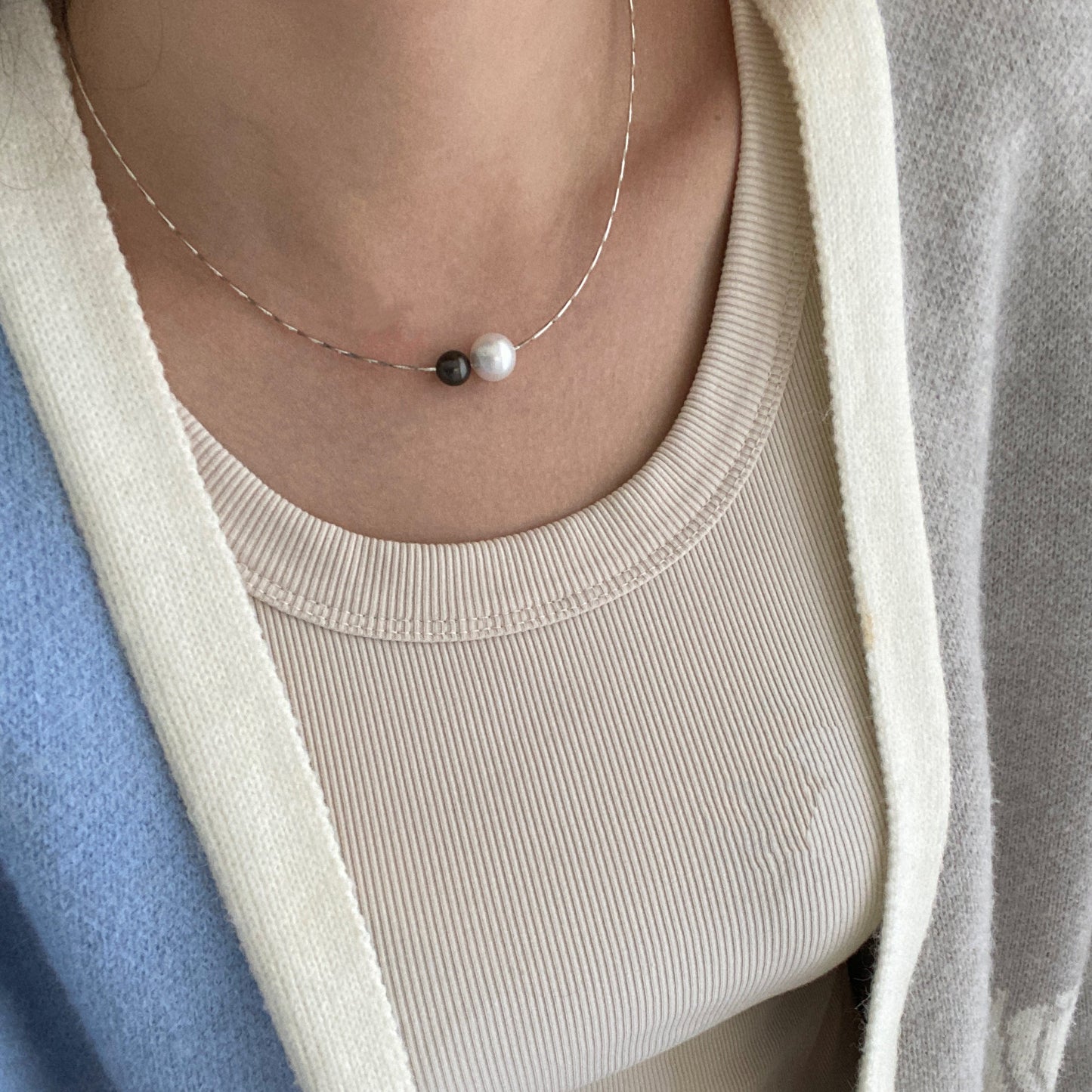 Australian South Sea & Tahitian Pearl Choker STC1S087