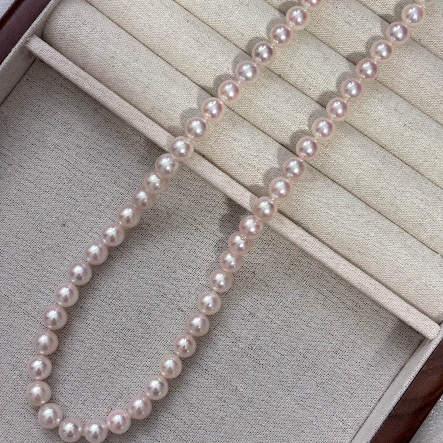 Collier d'ampoule Akoya, 7,5 mm-8 mm