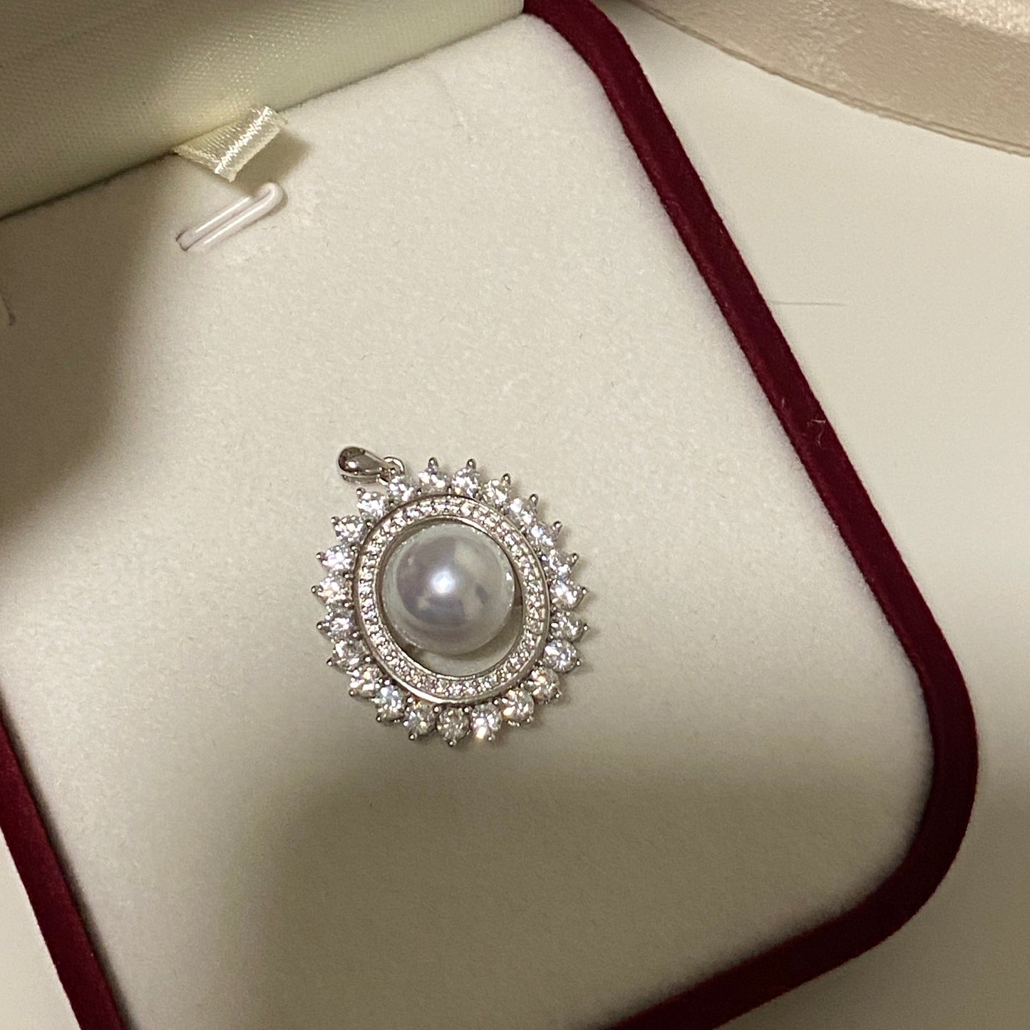 (Pre-order) 10-11mm Circle Aurora Australian South Sea Pearl Necklace SNS1060