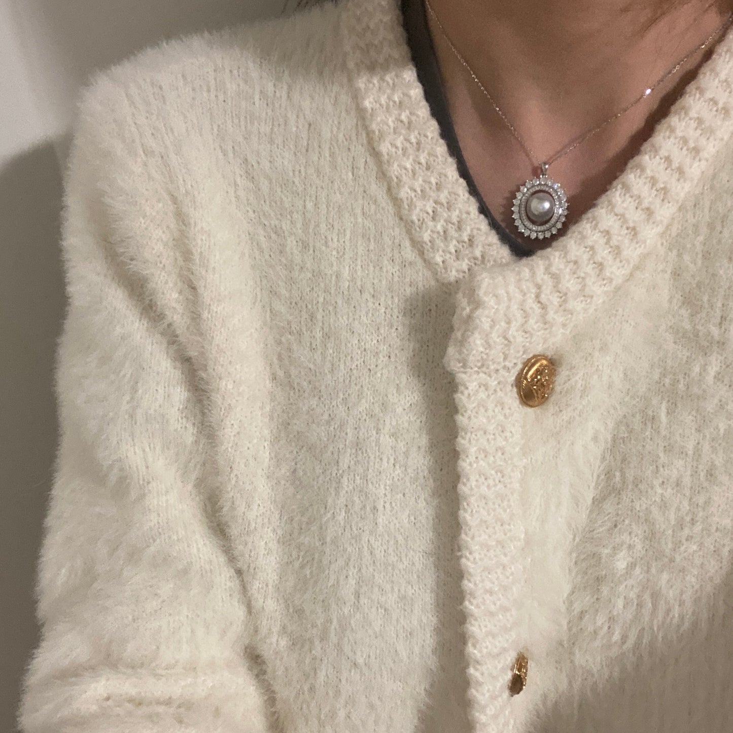 (Pre-order) 10-11mm Circle Aurora Australian South Sea Pearl Necklace SNS1060