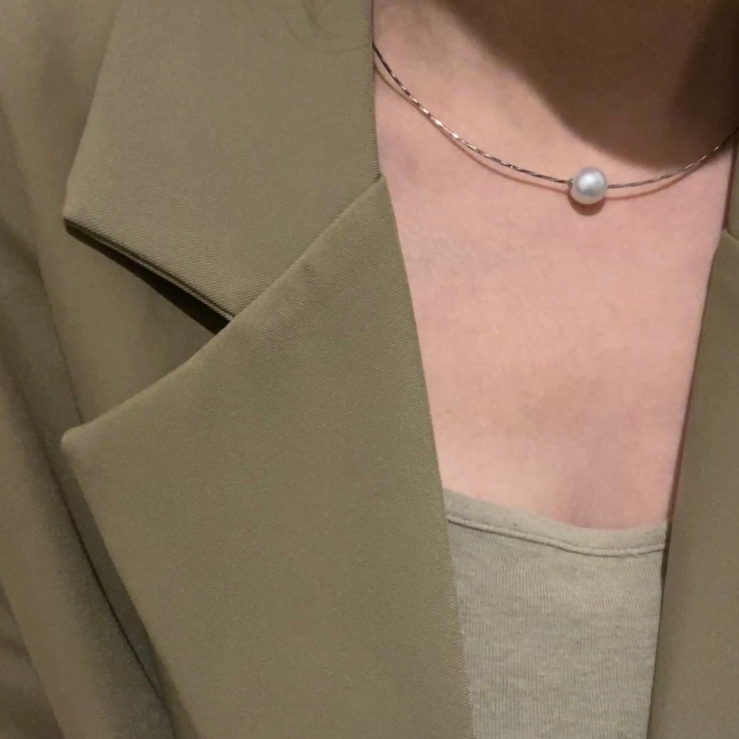 10.4mm Simple Australian South Sea Choker SCS18K1040