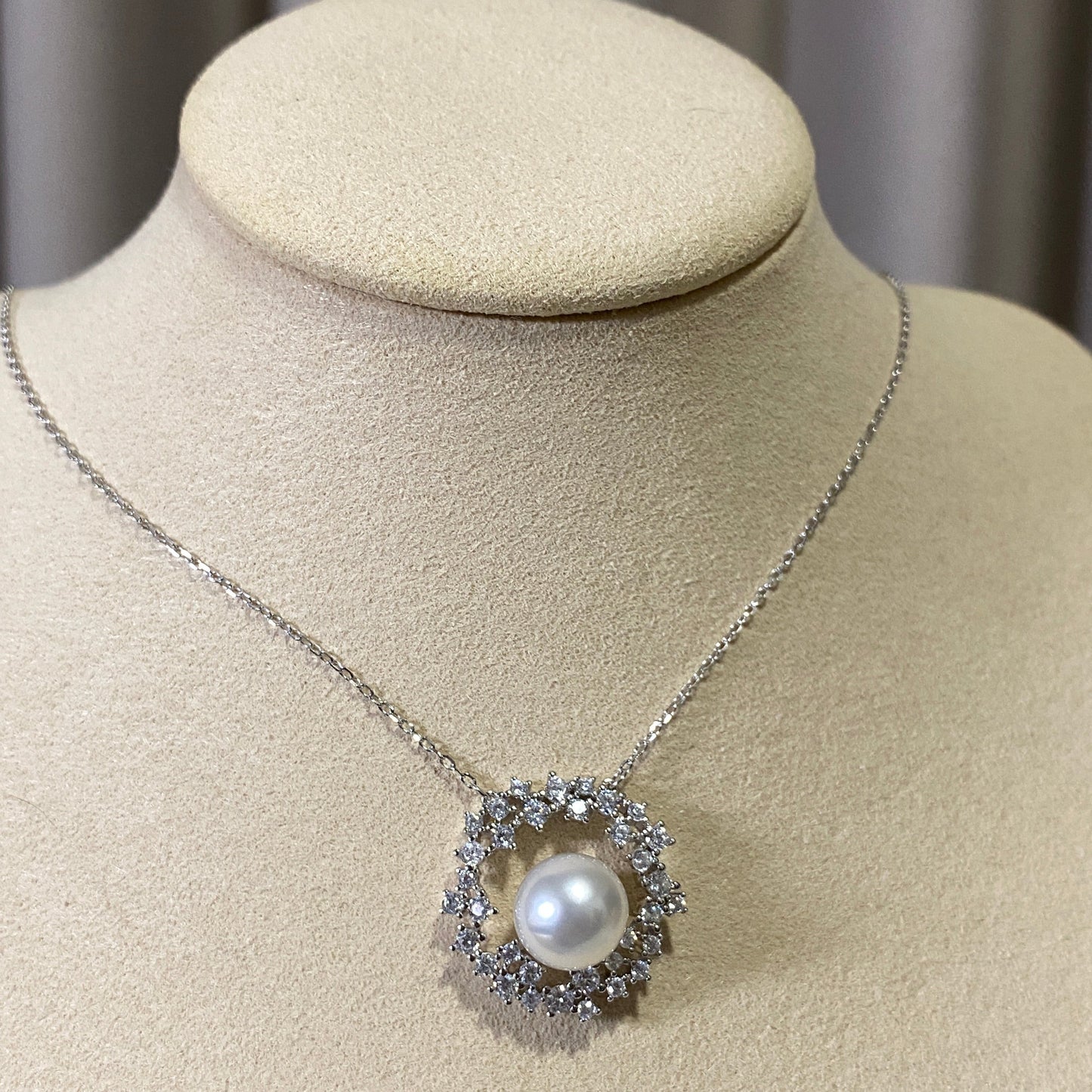 (Pre-order) Ice Snow Garland Australian South Sea Pearl Necklace SNSP0980