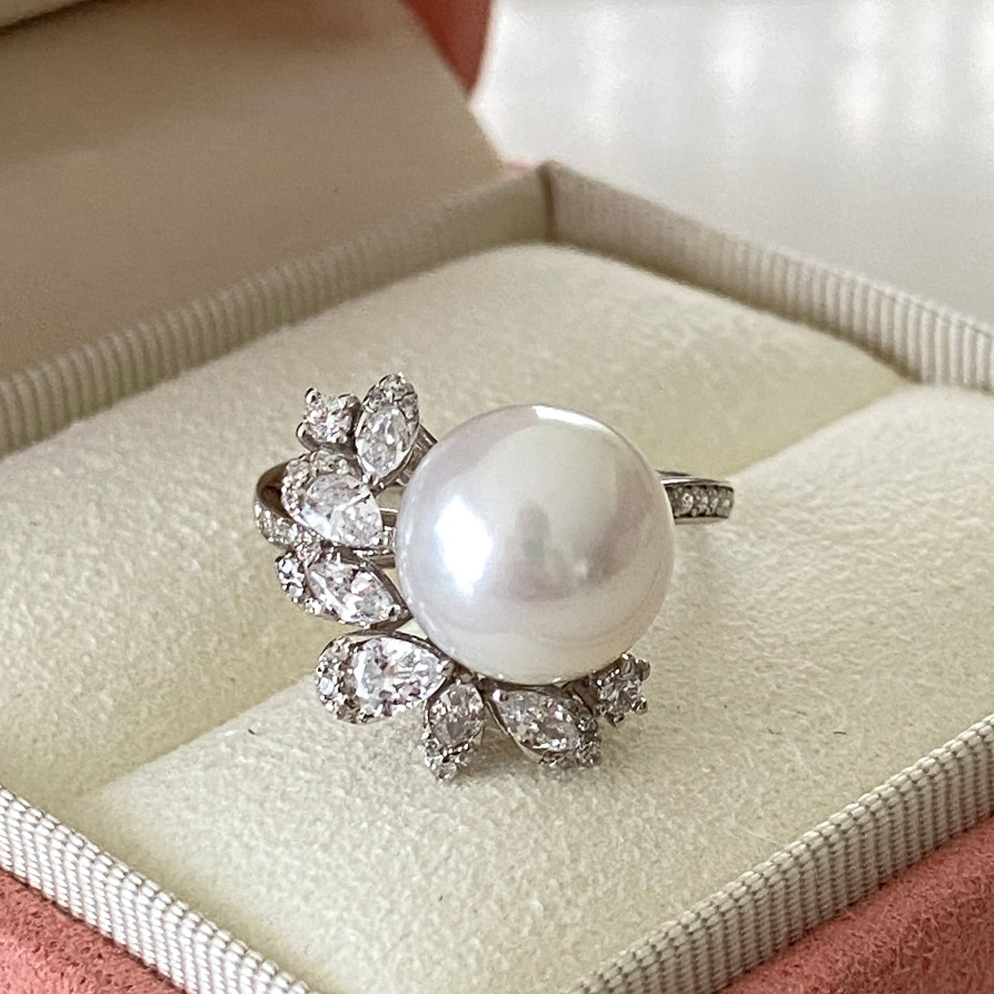 Dual-Purpose Freshwater Pearl Ring/Pendant FRSGF1011