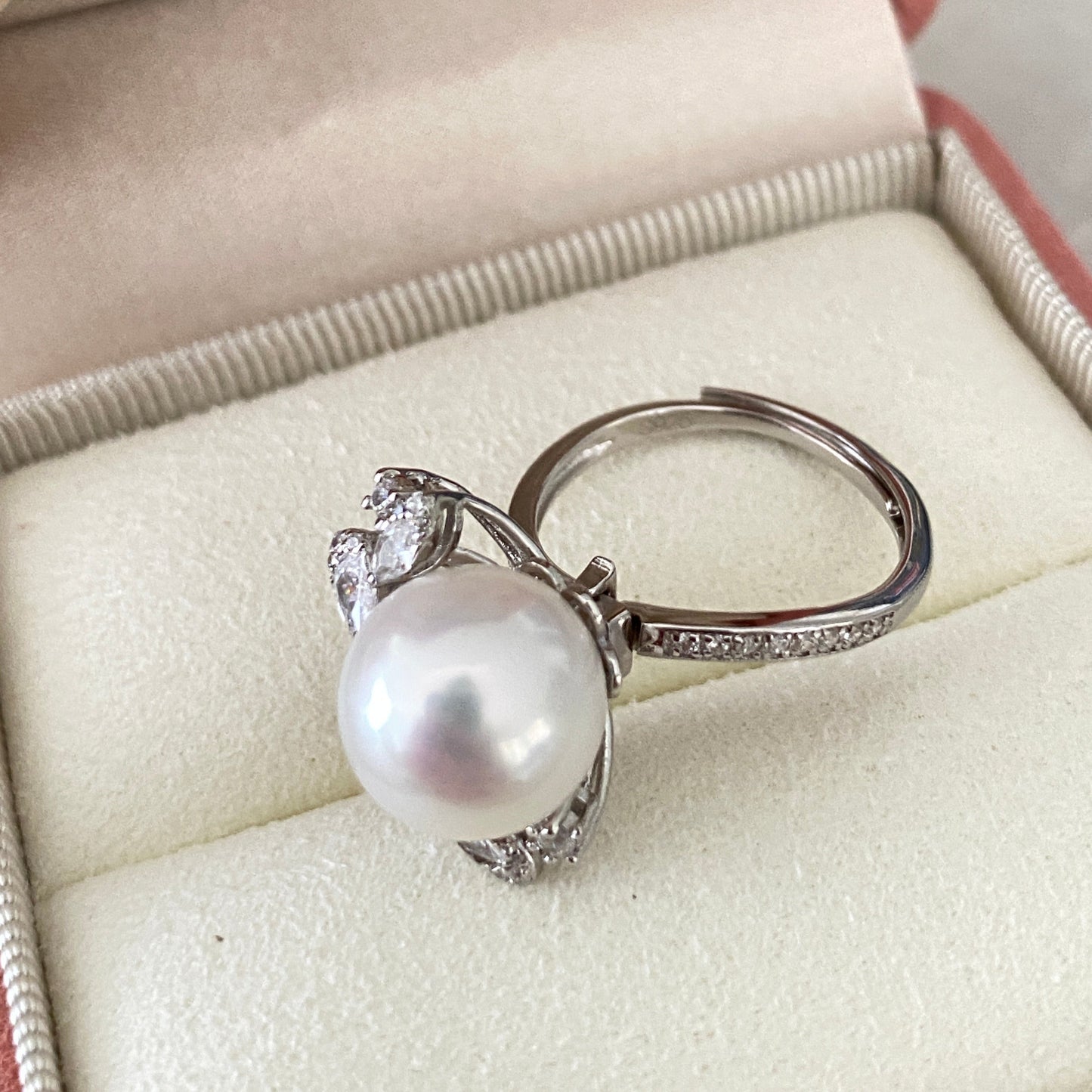 Dual-Purpose Freshwater Pearl Ring/Pendant FRSGF1011