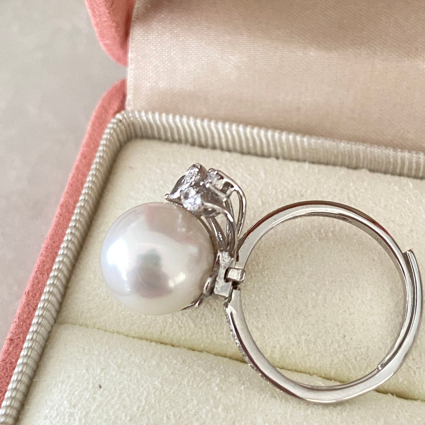 Dual-Purpose Freshwater Pearl Ring/Pendant FRSGF1011