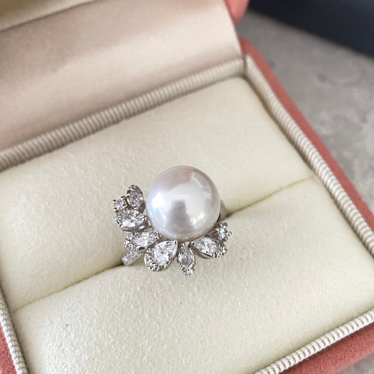 Dual-Purpose Freshwater Pearl Ring/Pendant FRSGF1011